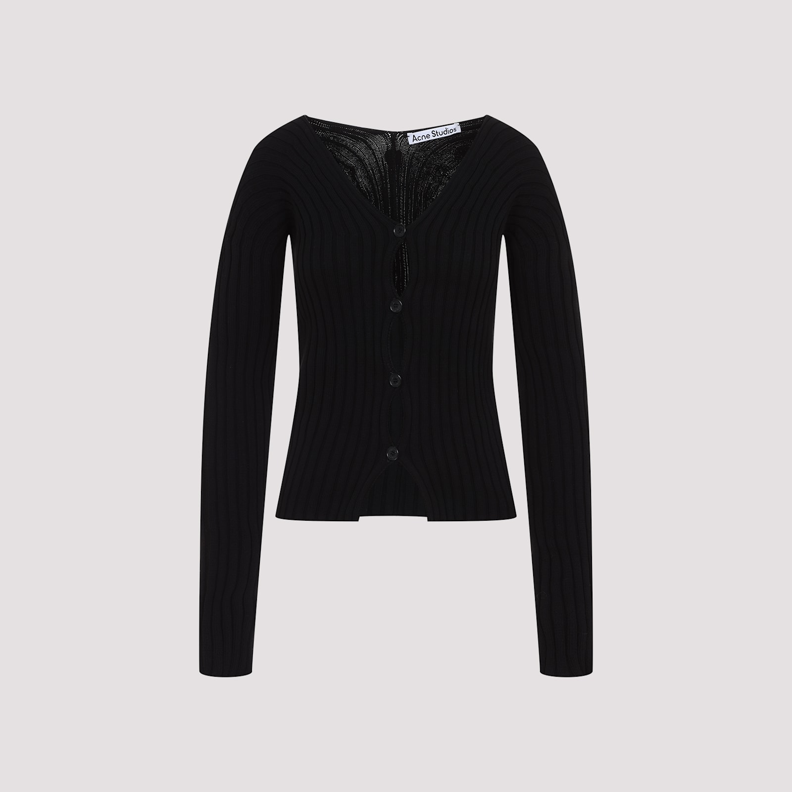 Acne Studios Ribbed Cotton Cardigan