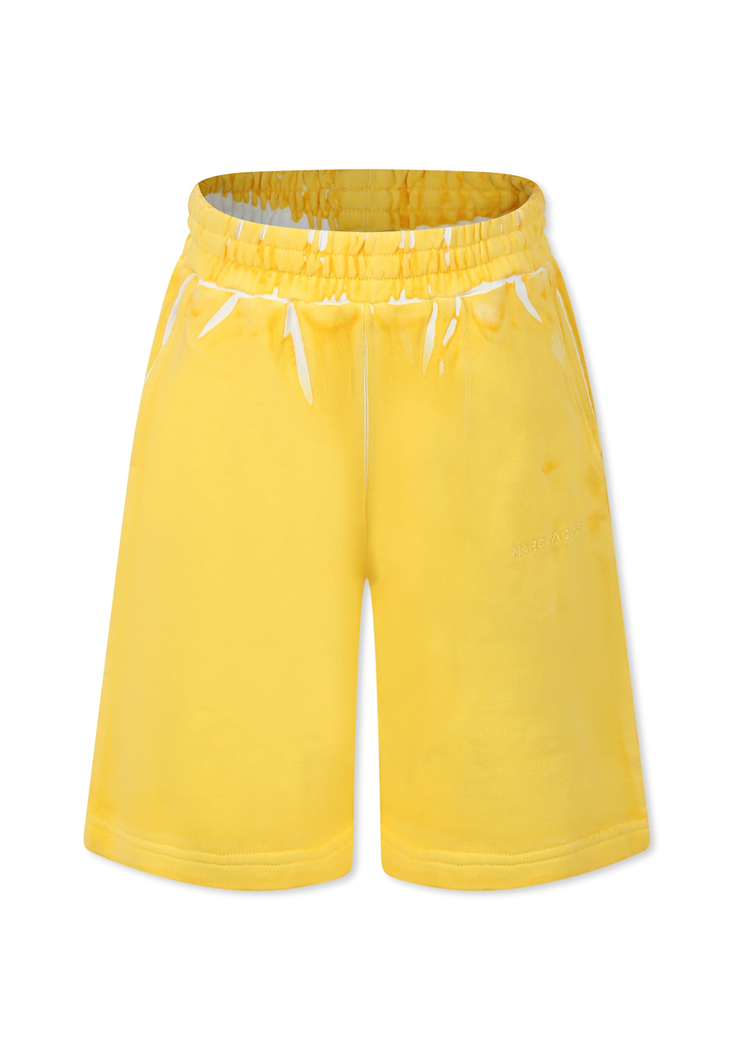 Little Marc Jacobs Yellow Trousers For Kids With Logo