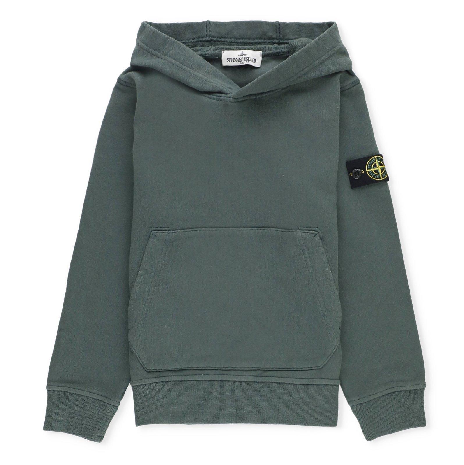 Stone Island Compass-badge Long-sleeved Hoodie
