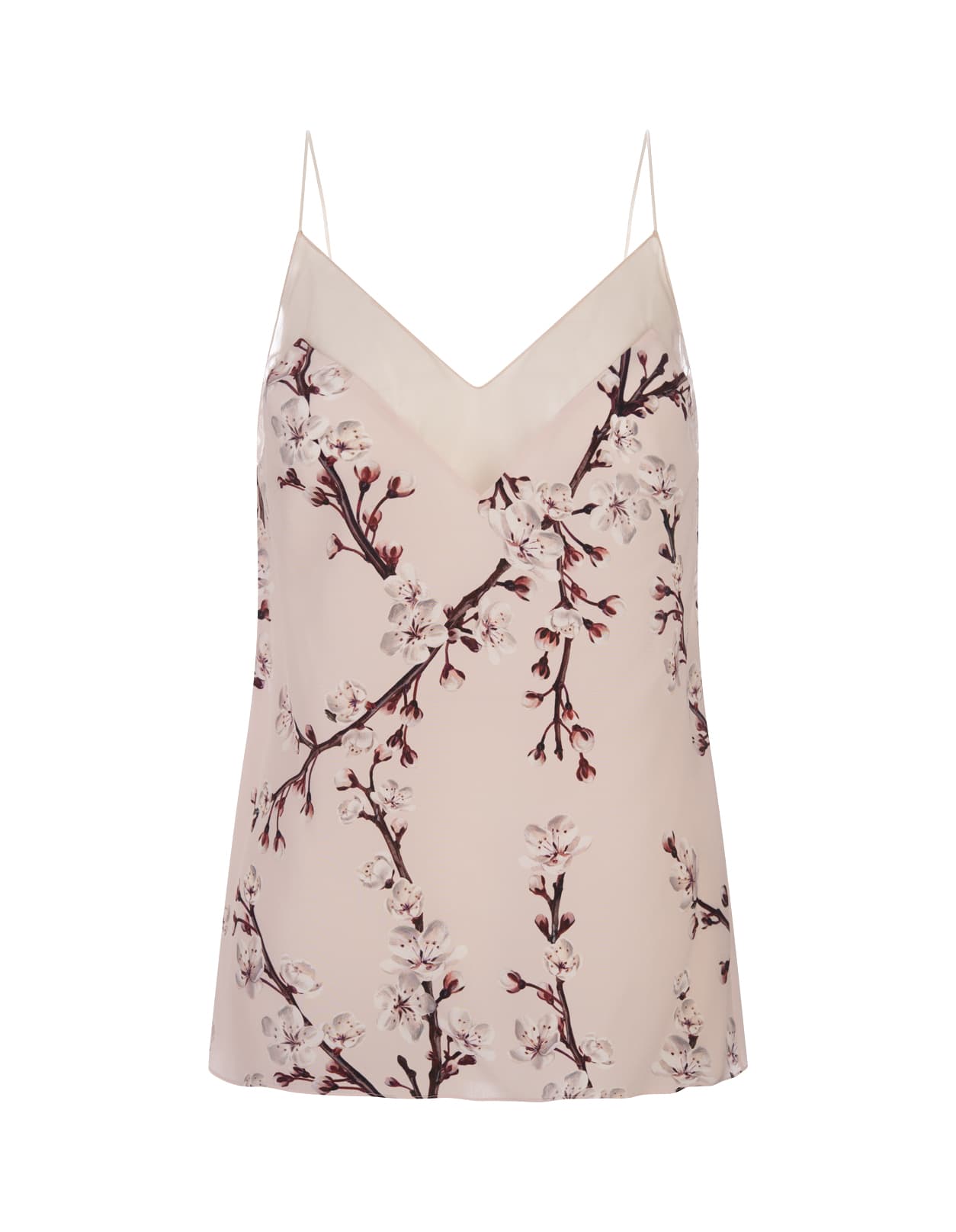 Alexander McQueen Flowers Top In Pink
