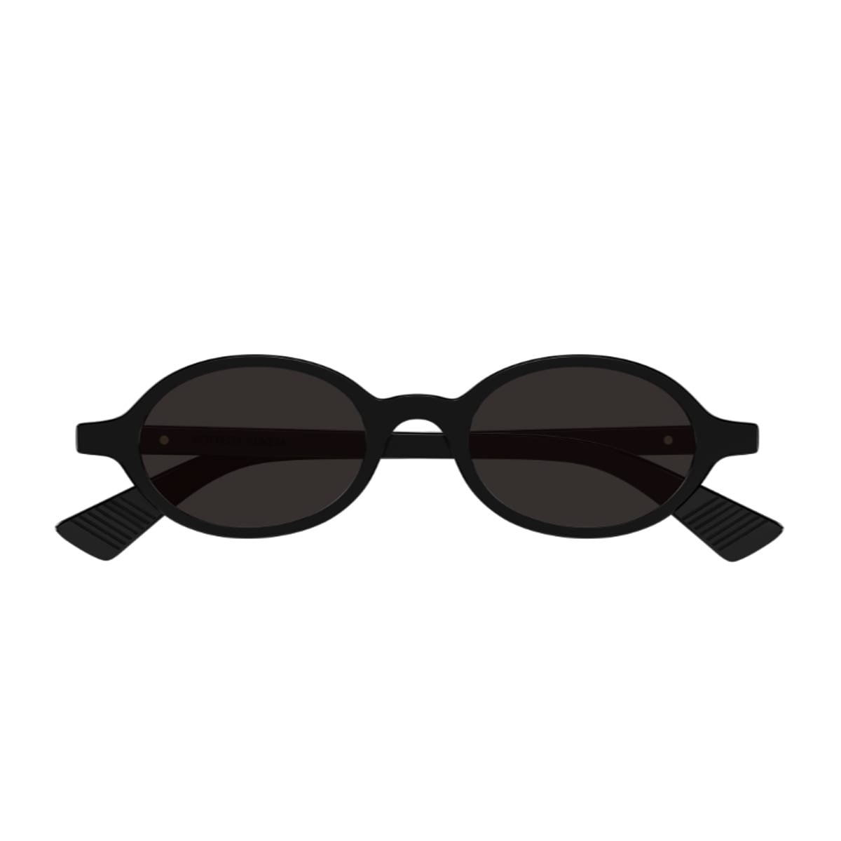Bottega Veneta Eyewear Bottega Veneta Bv1388s Linea Ribbon 001 Black Grey Sunglasses