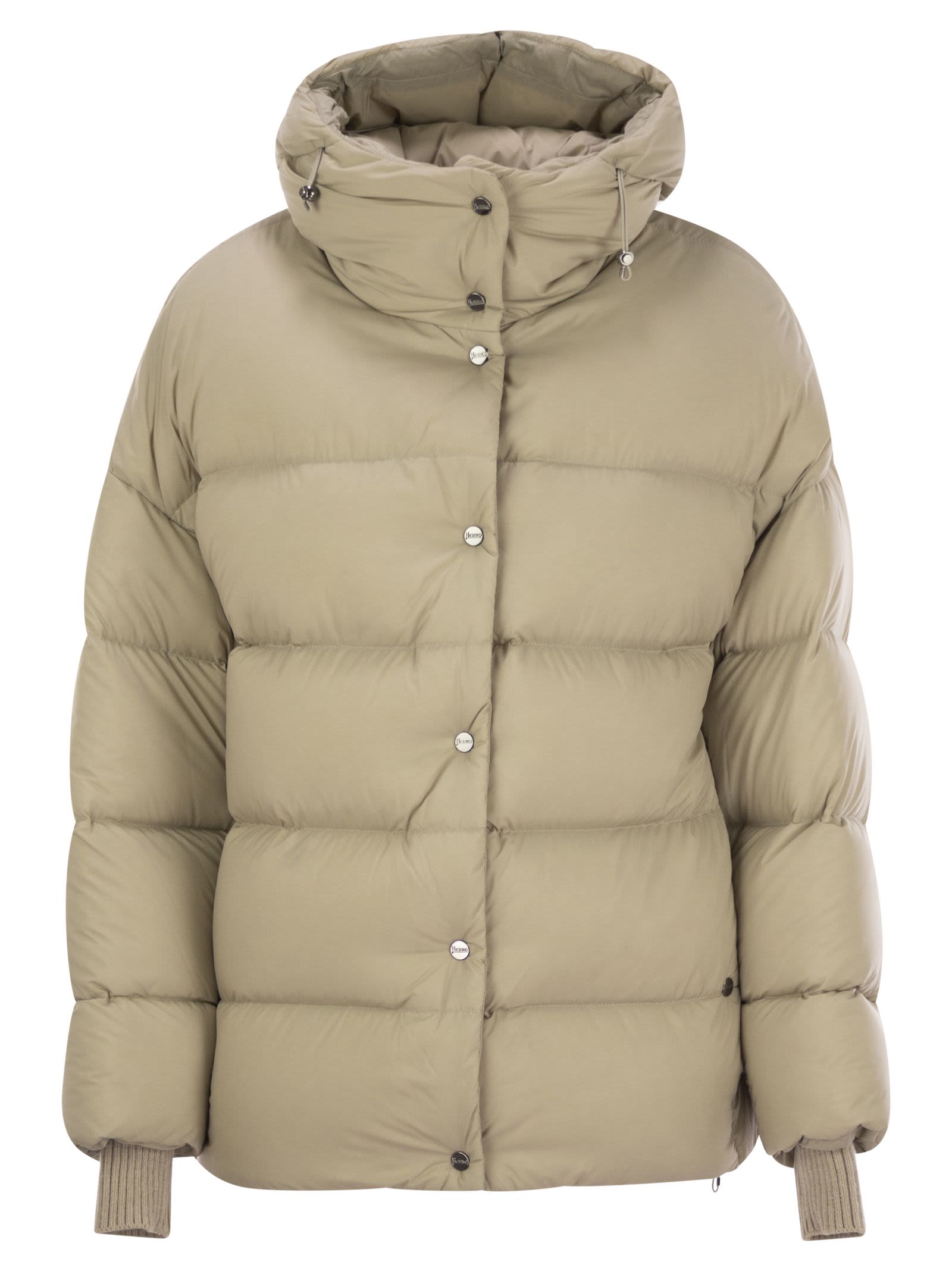 Herno Nylon Microfibre Bomber Jacket