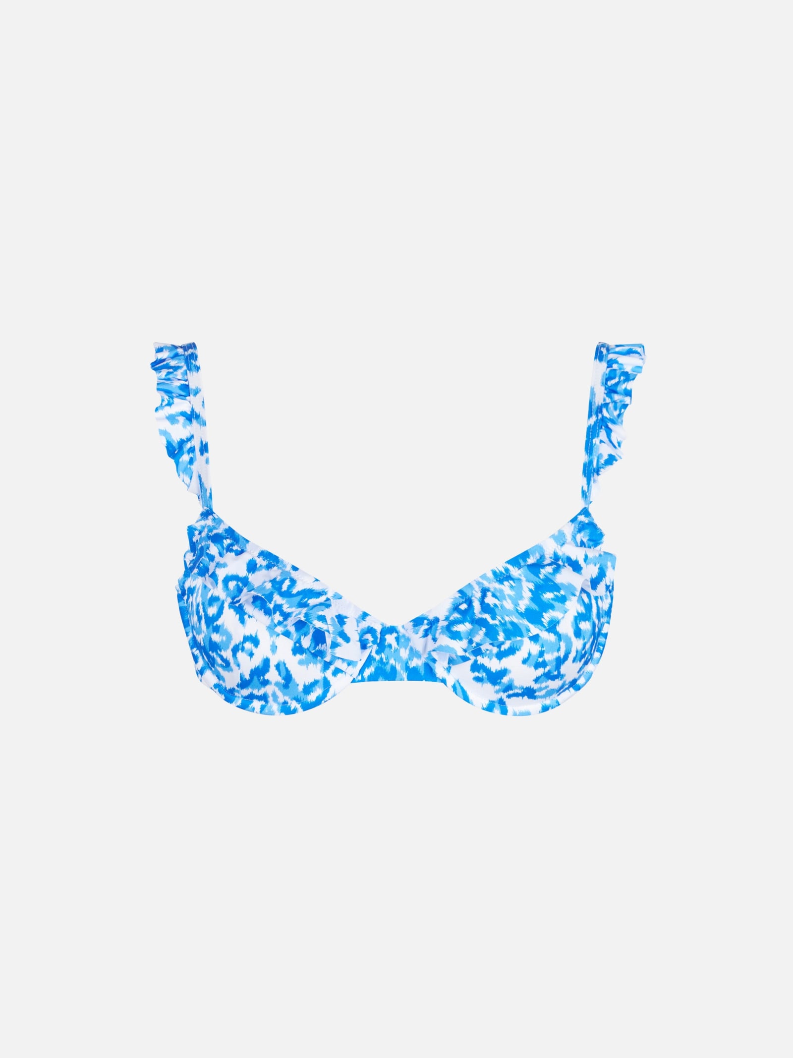 MC2 Saint Barth Woman Bralette Swimsuit With Ruffles