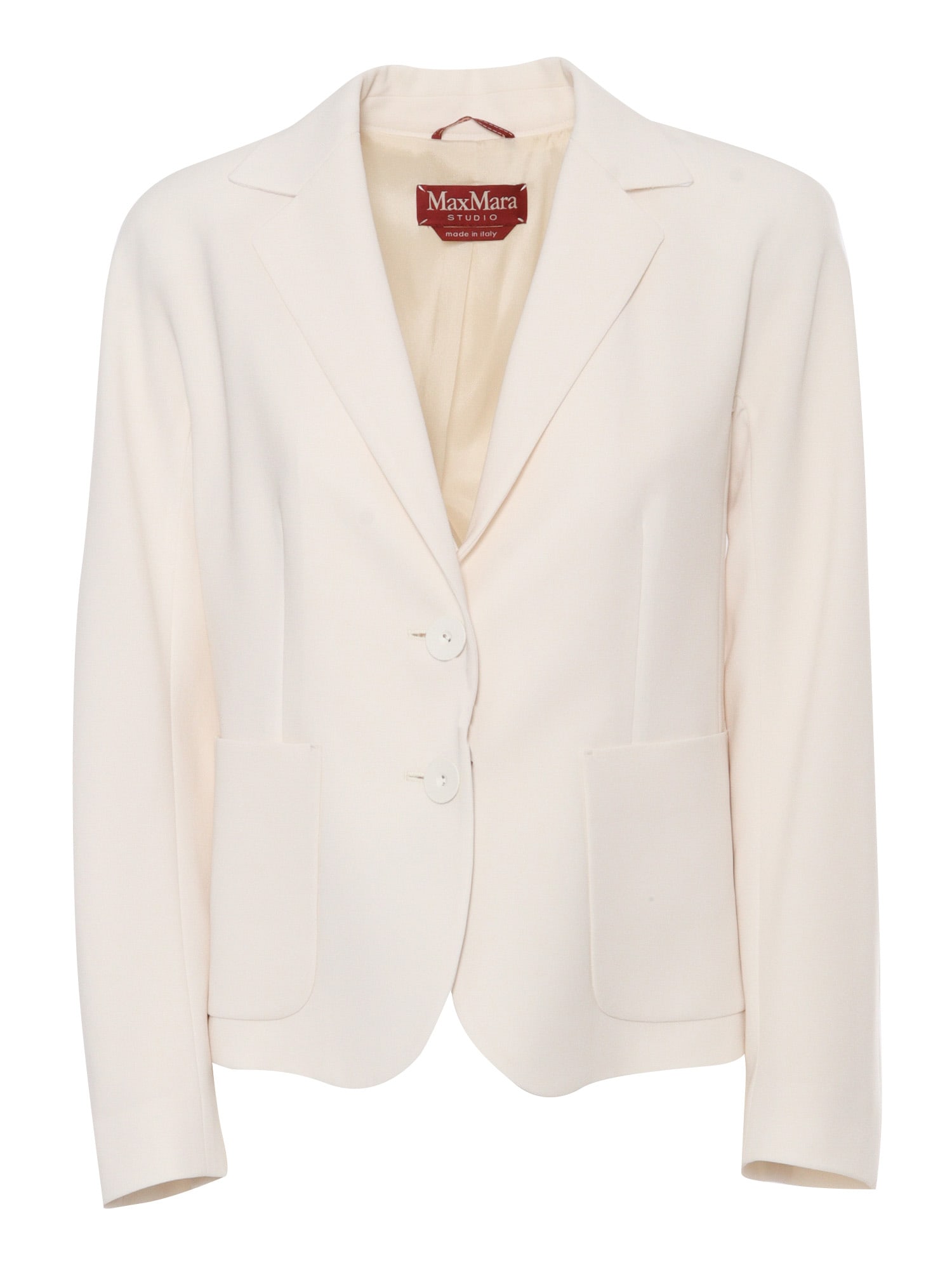 Max Mara Studio Single-breasted Long-sleeved Jacket