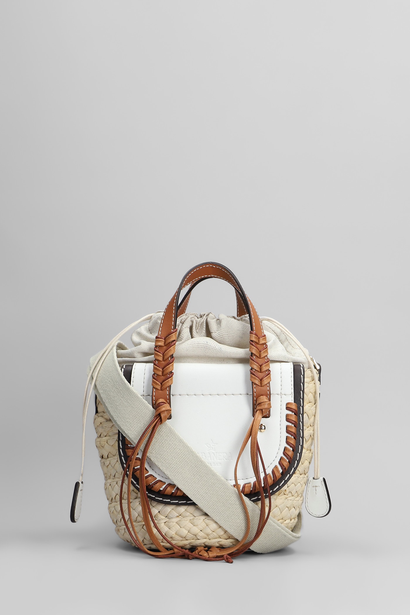 Cuba Lab Habanera Mini Tote In Beige Raffia