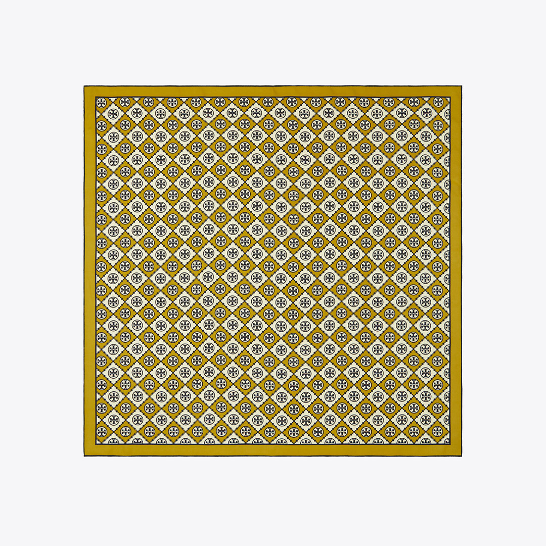 Tory Burch Checkered T Monogram Square