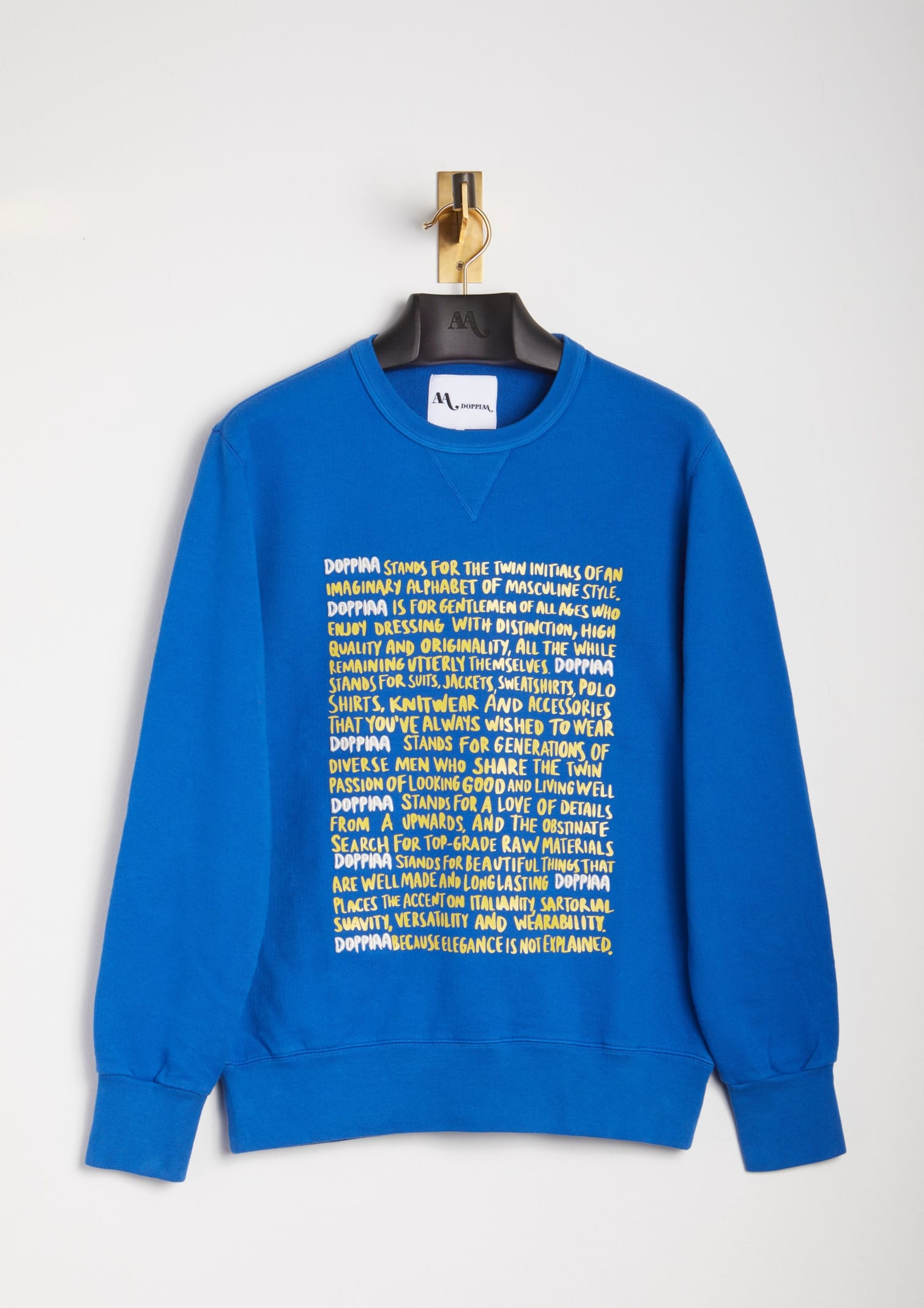 Aacaste Doppiaa Statement Crew Neck Sweatshirt
