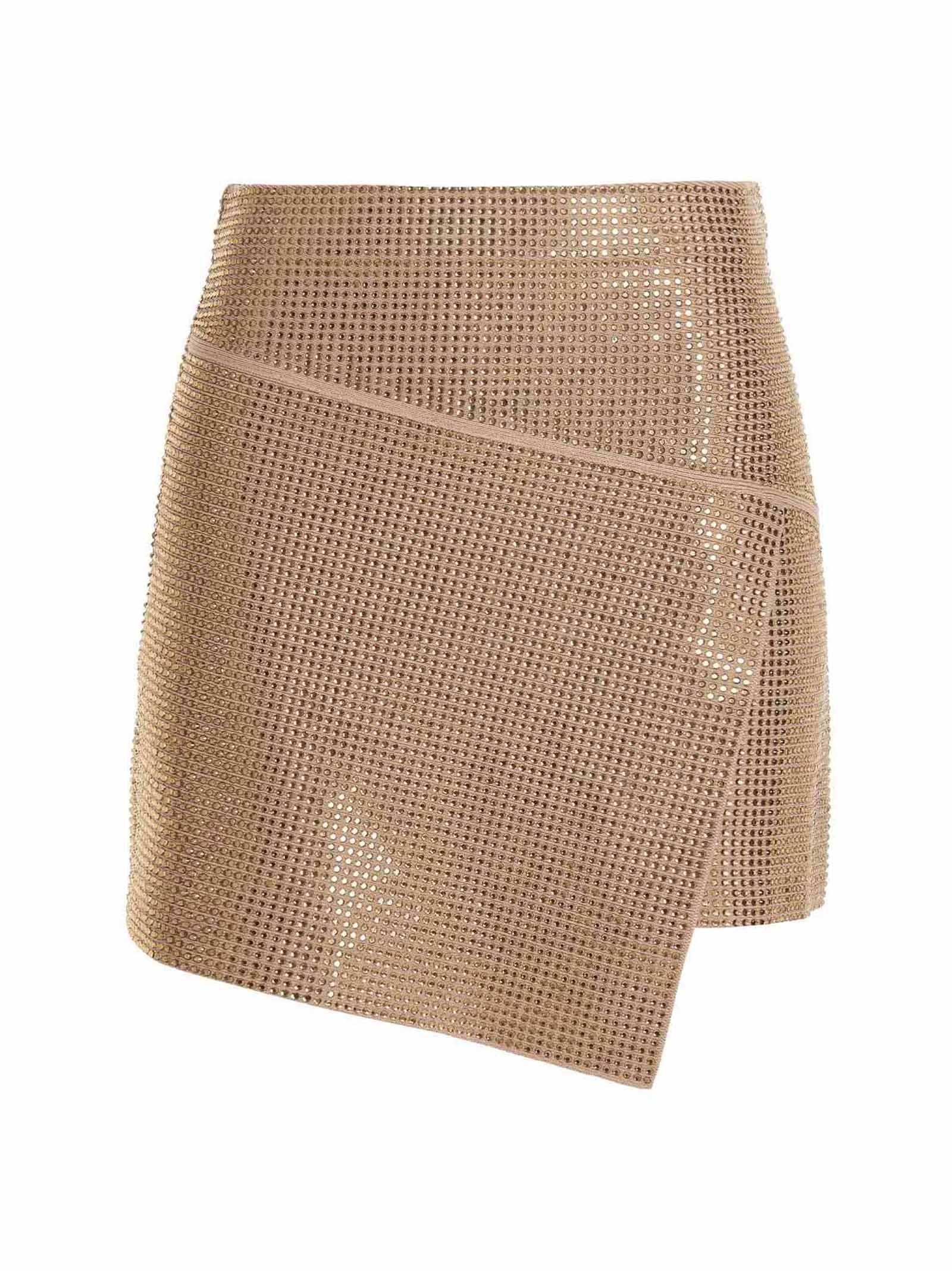 ANDREĀDAMO Sequin Knit Skirt