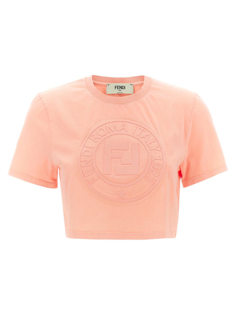 Fendi 3D立体‘Fendi Roma’T恤