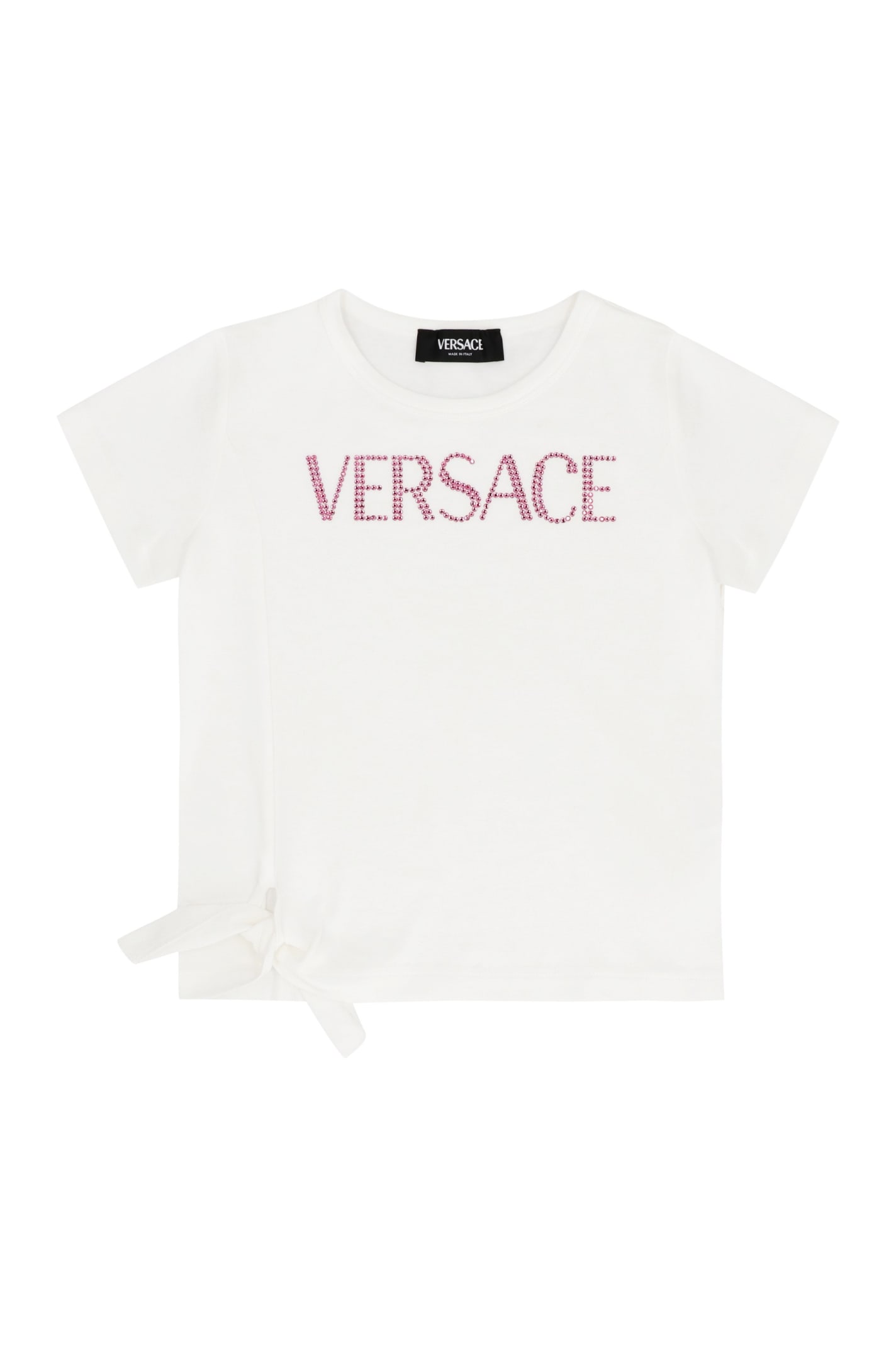 Young Versace Cotton Crew-neck T-shirt