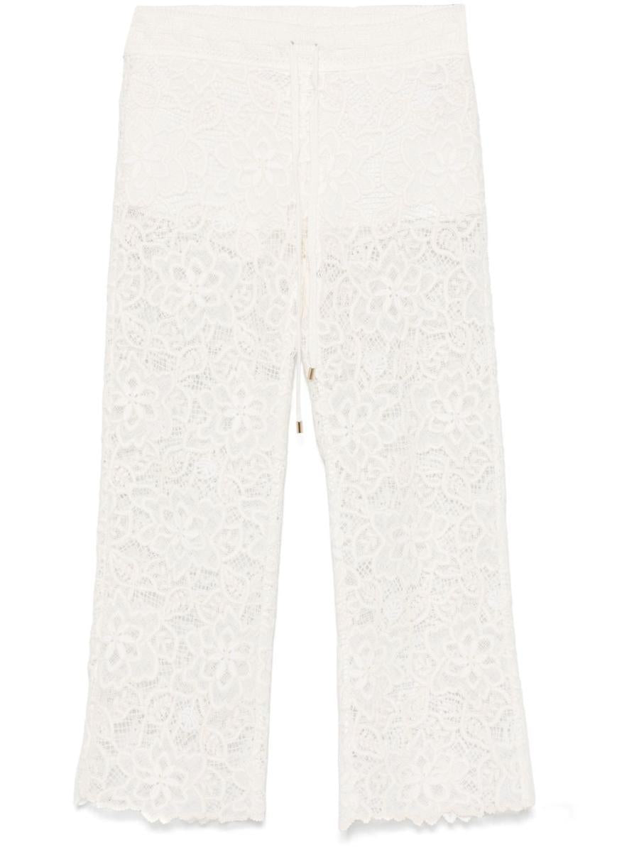 Ermanno Firenze Guipeure Lace Trousers