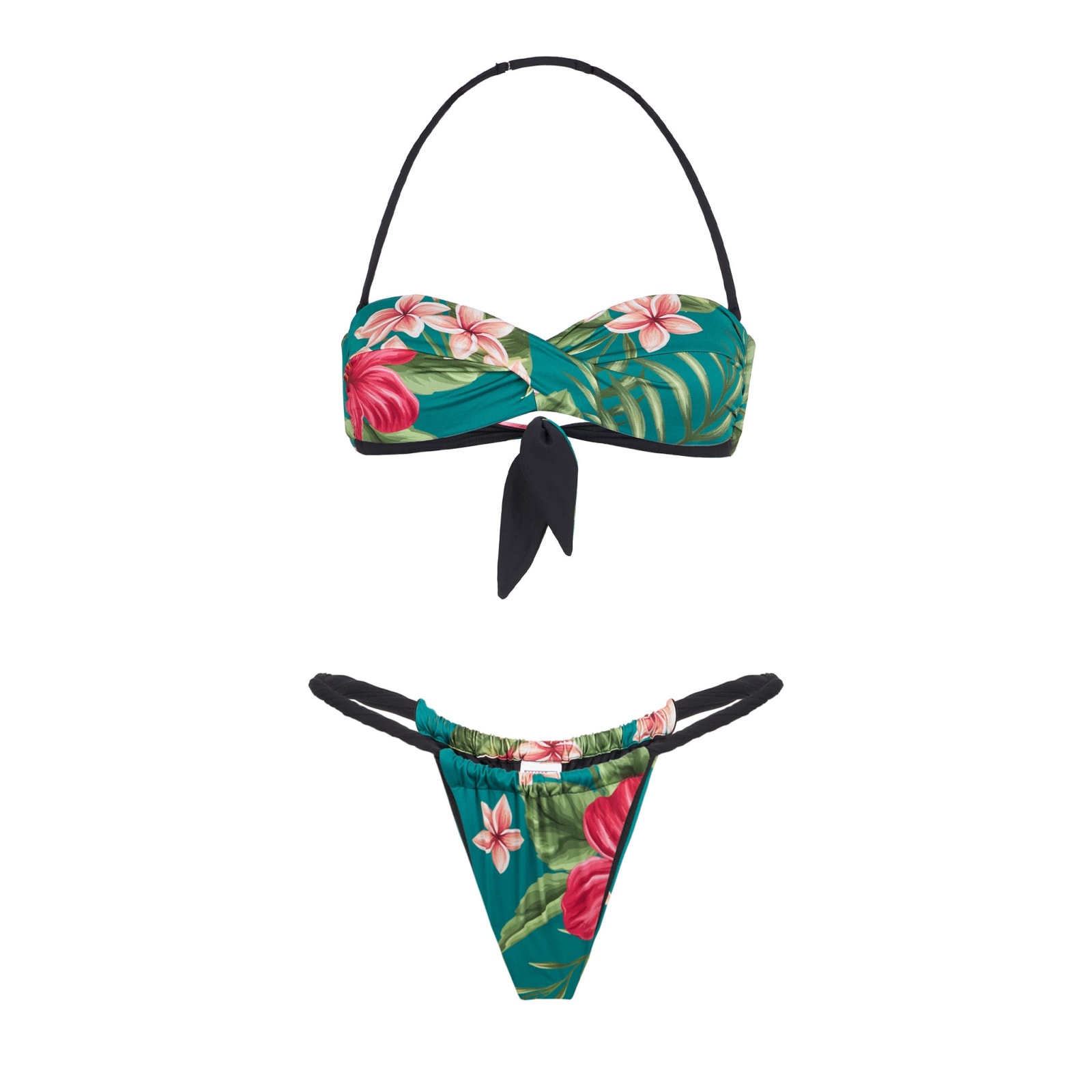 MC2 Saint Barth Tropical Print Cheecky Swim Briefs