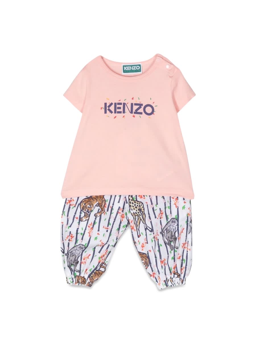 Kenzo Mc T-shirt And Fancy Pants Set
