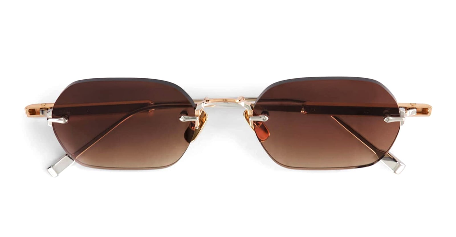 Sato Terebellum Iv - Rose Gold / Platinum Sunglasses