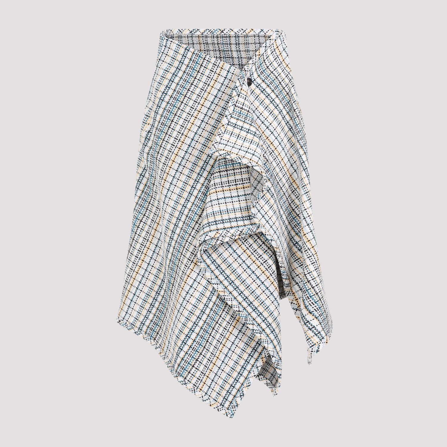 Bottega Veneta Cotton Check Skirt