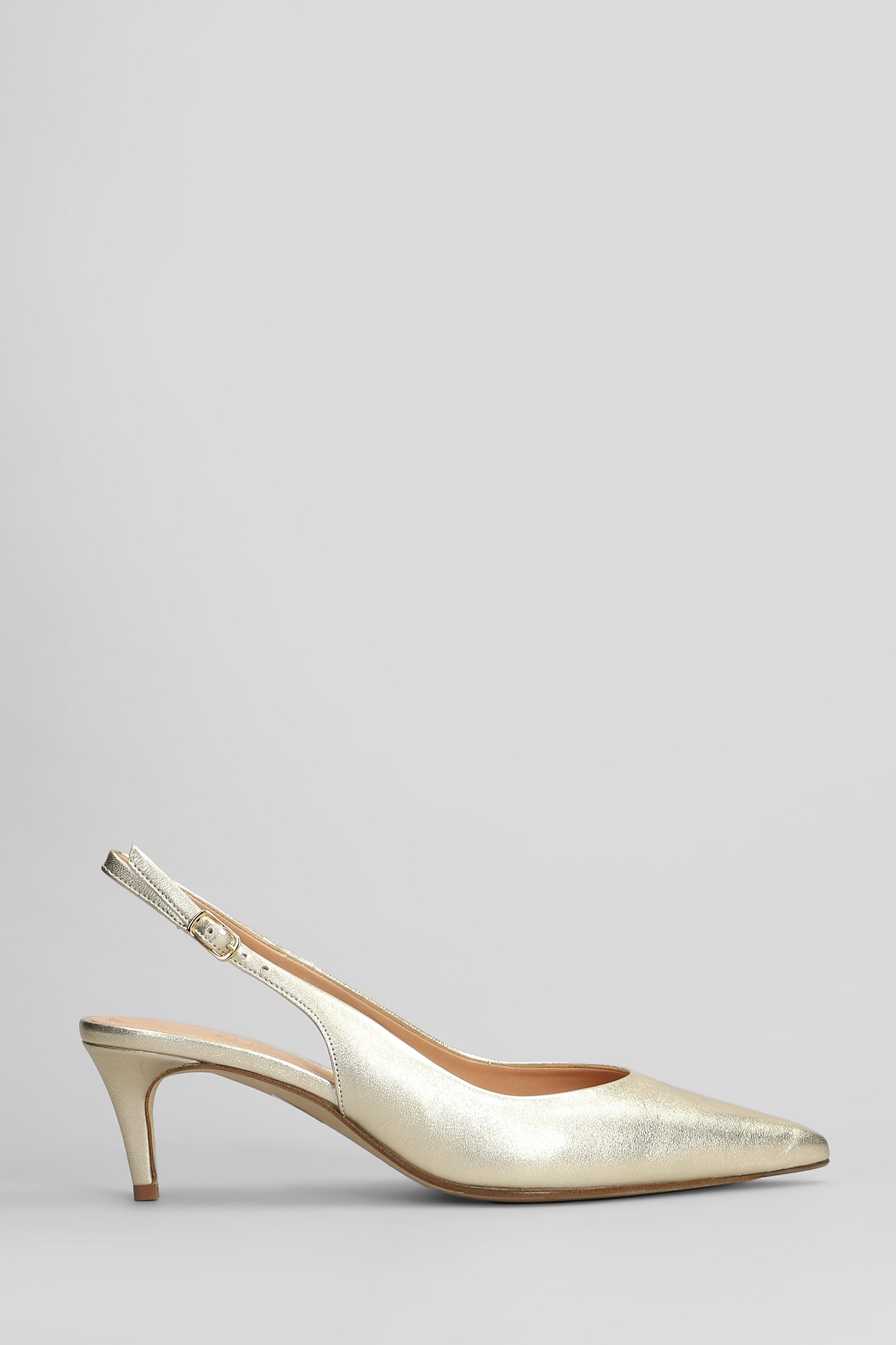 The Seller Pumps In Platinum Leather