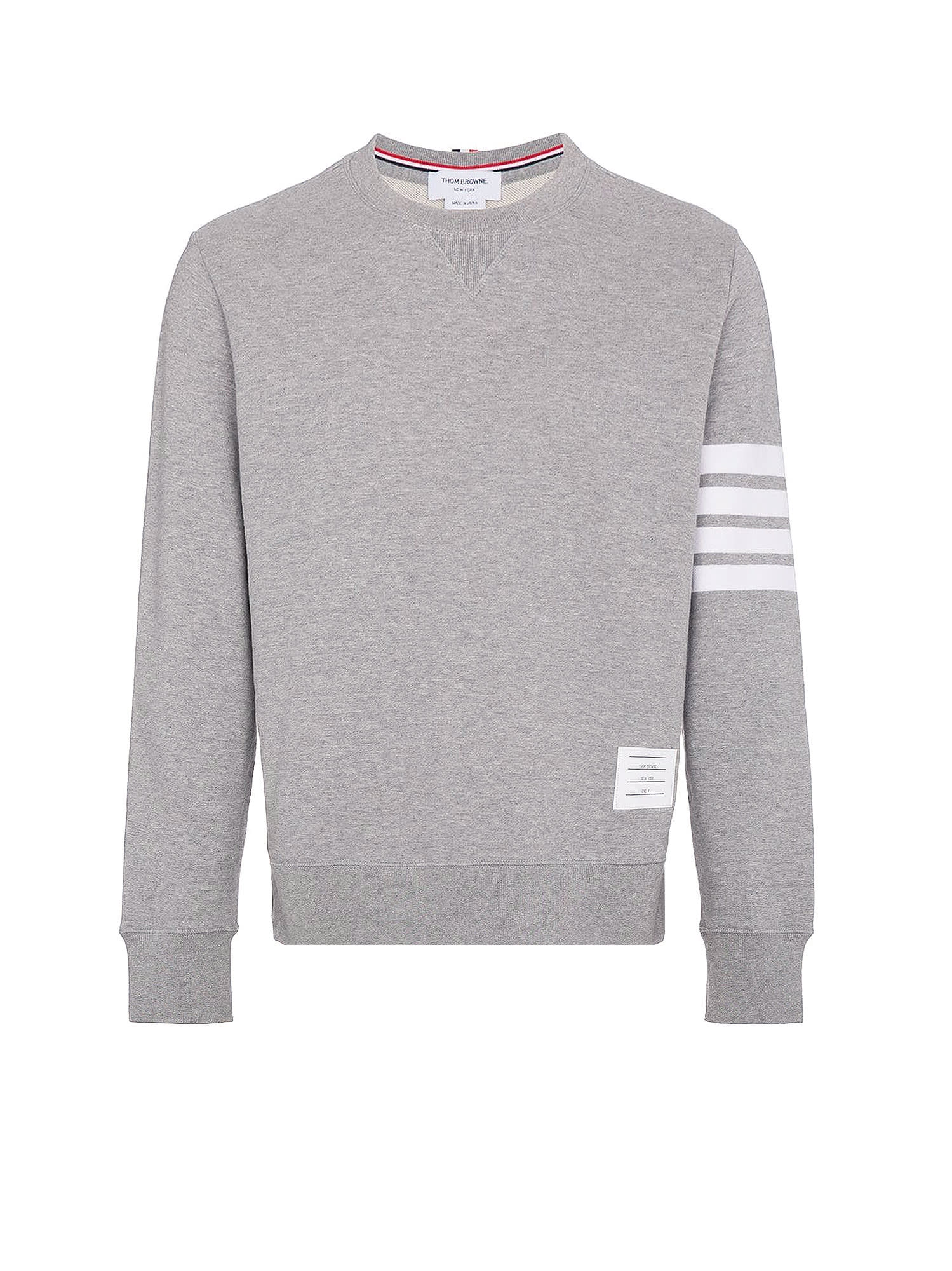 Thom Browne Grey 4-bar Sweatshirt