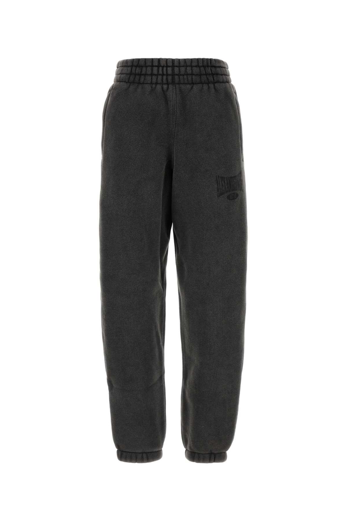 T by Alexander Wang Charcoal Cotton Blend Joggers