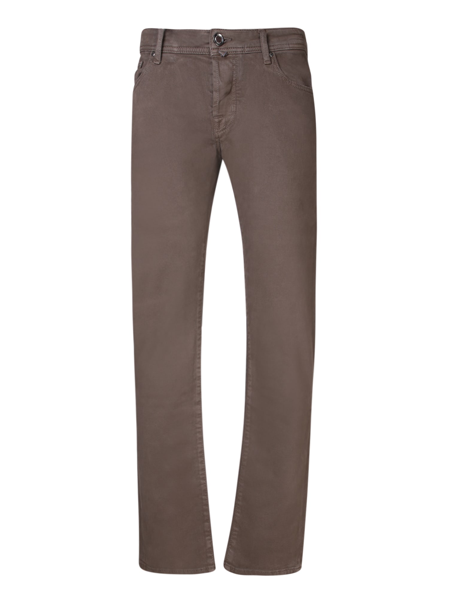 Jacob Cohen Brown And Grey Trousers
