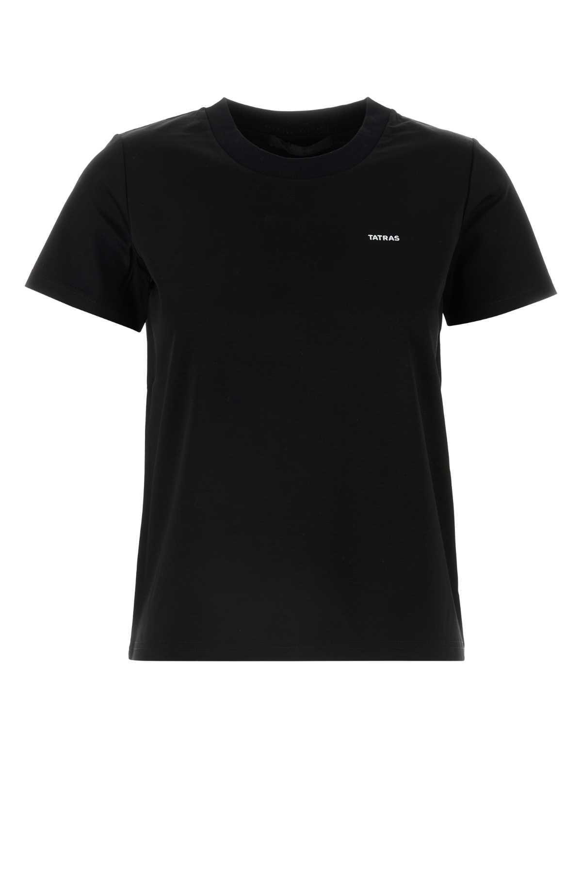 TATRAS Black Cotton T-shirt