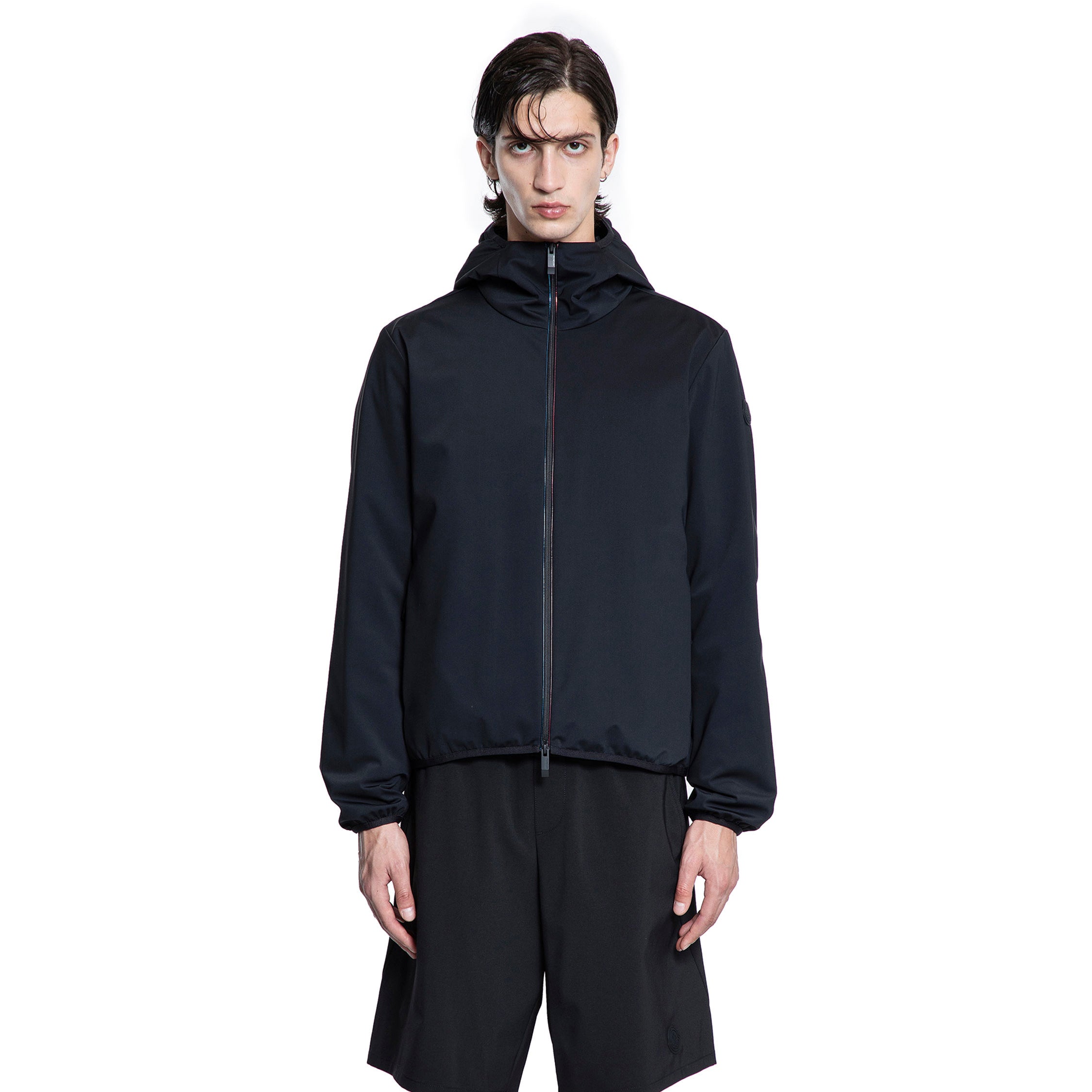 MONCLER MAN BLACK JACKETS