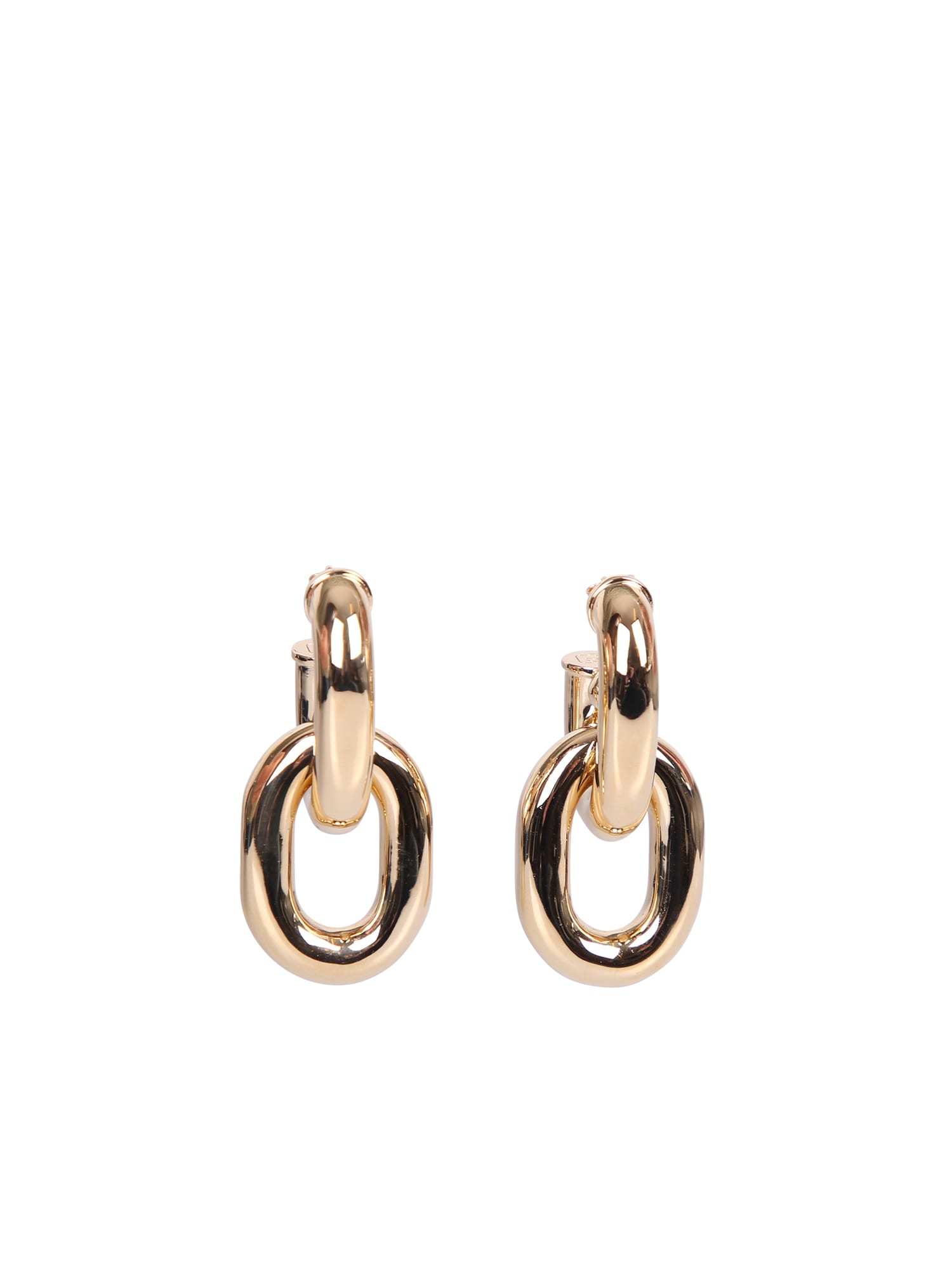Paco Rabanne Xl Link Double Hoop Earrings