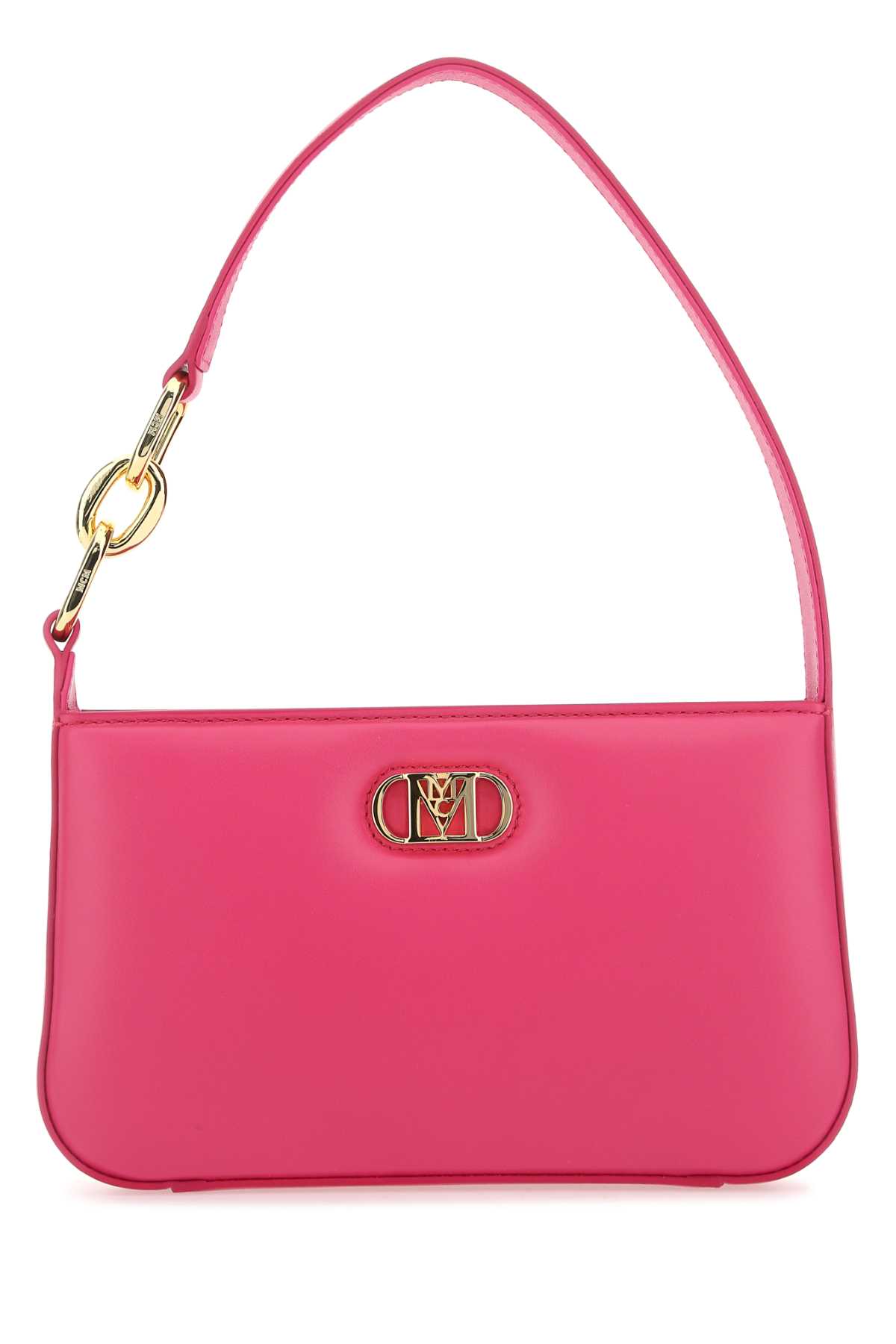 MCM Fuchsia Nappa Shoulder Bag