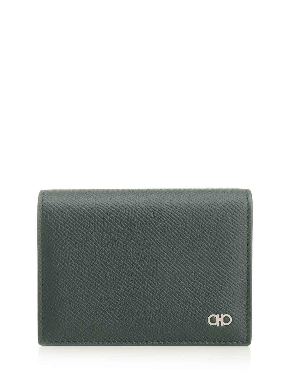 Ferragamo Micro Gancio Business Card Card Case With Zip