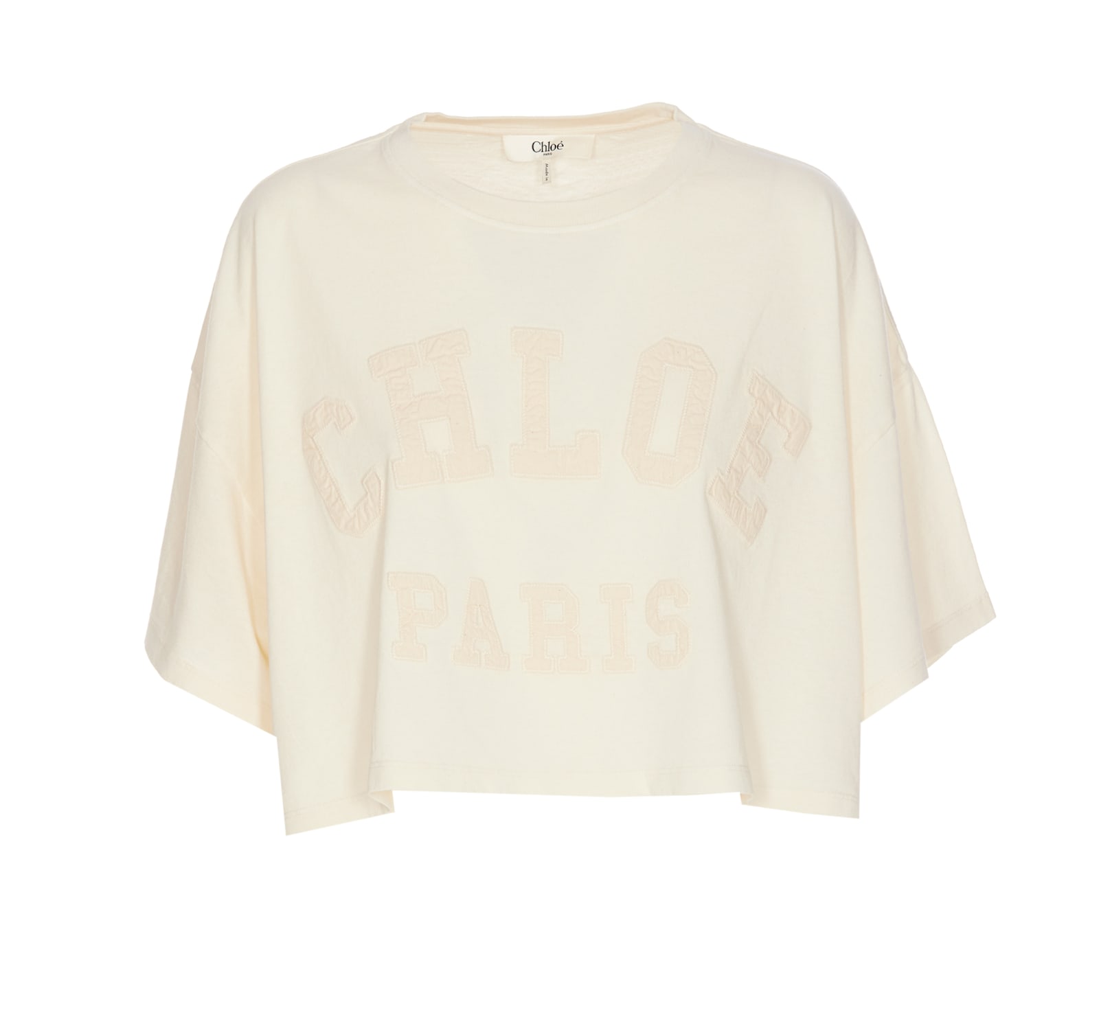 Chloé Logo Crop T-shirt