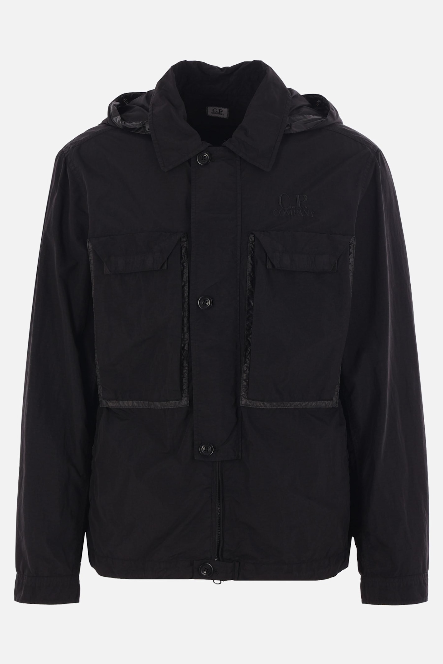 C. P. Company Goggle Overshirt In Flatt Nylon