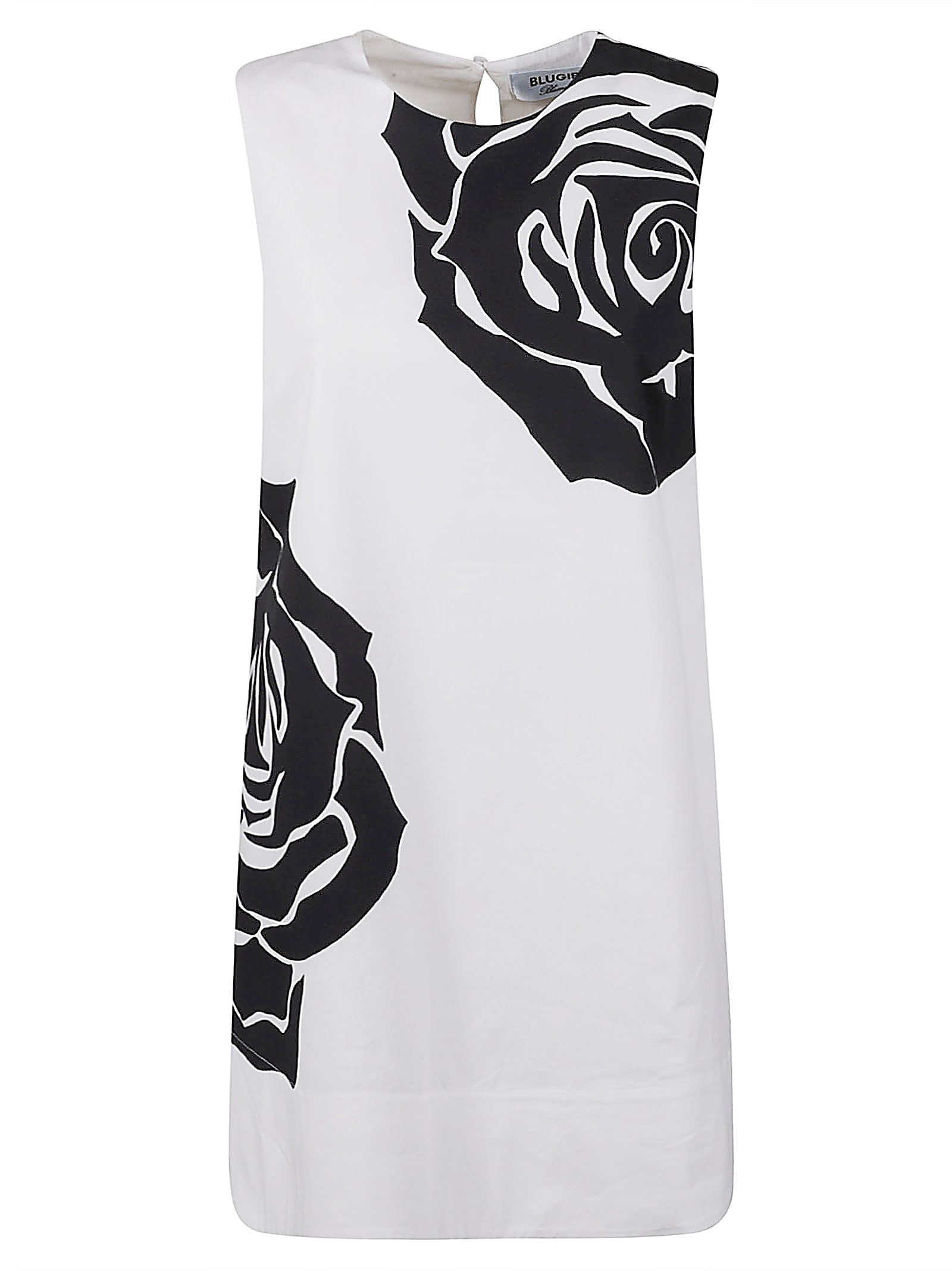 Blugirl Rose Printed Sleeveless Dress