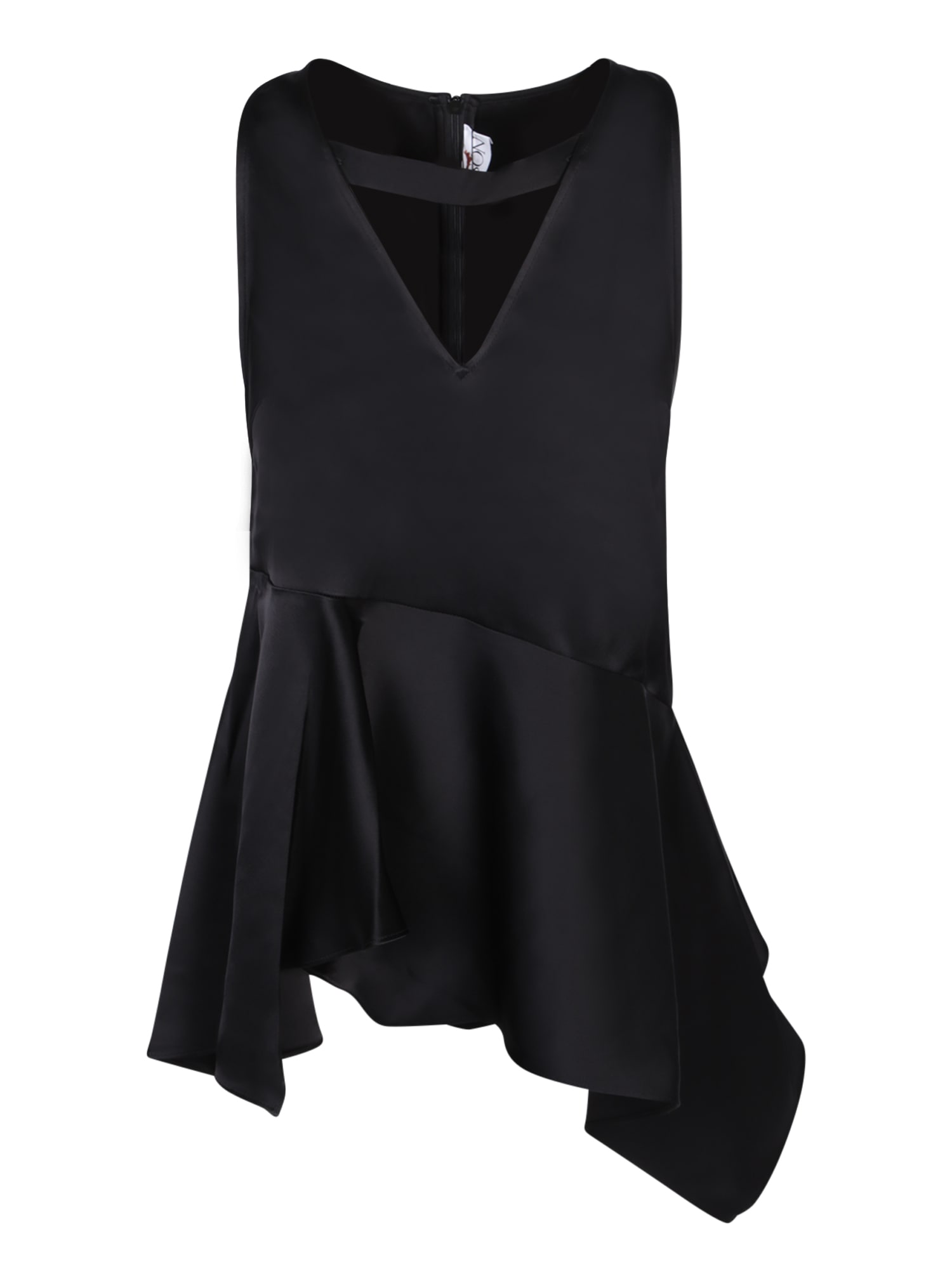 J. W. Anderson Black Satin Top