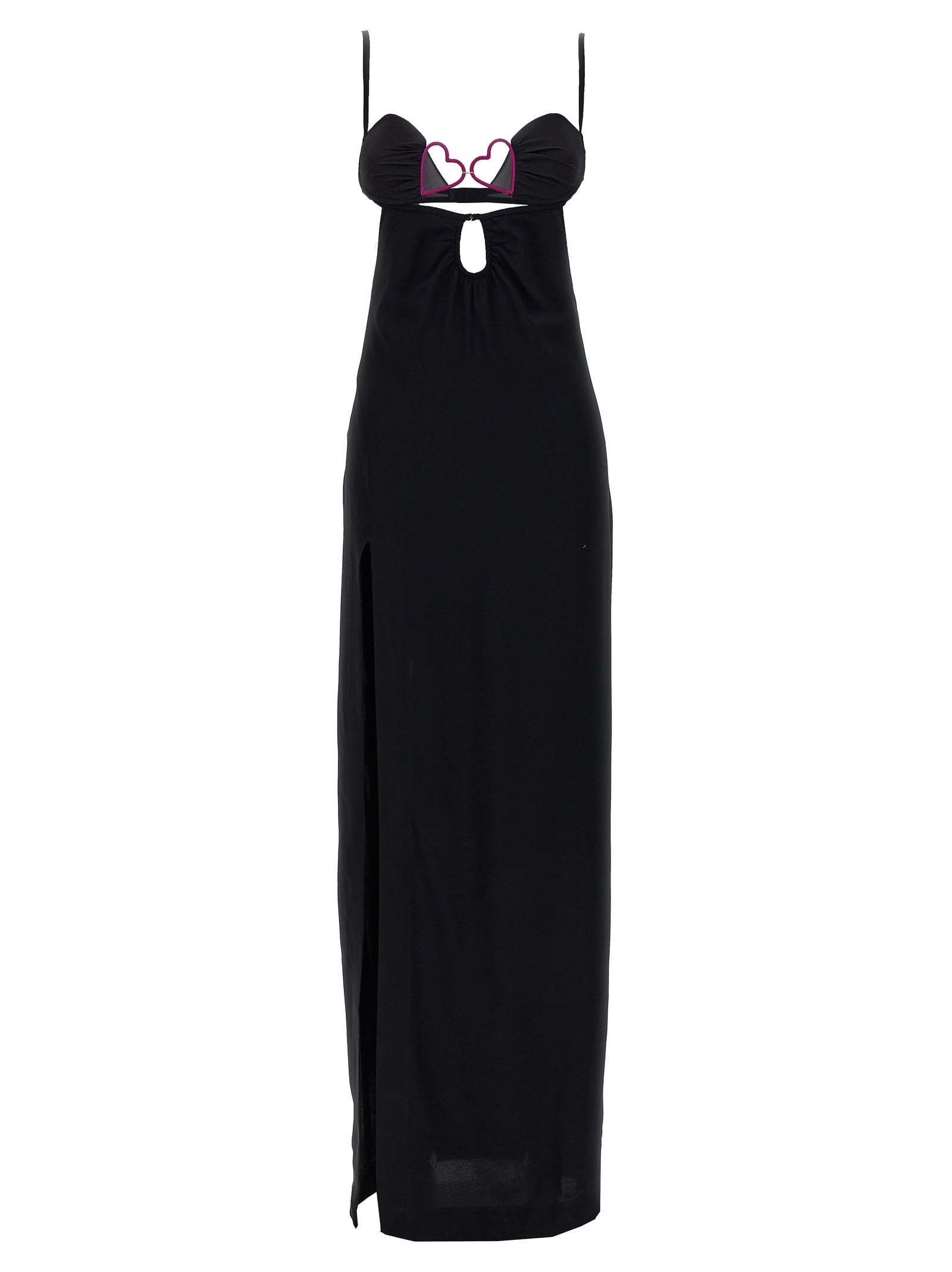 Nensi Dojaka heart Bra Long Dress
