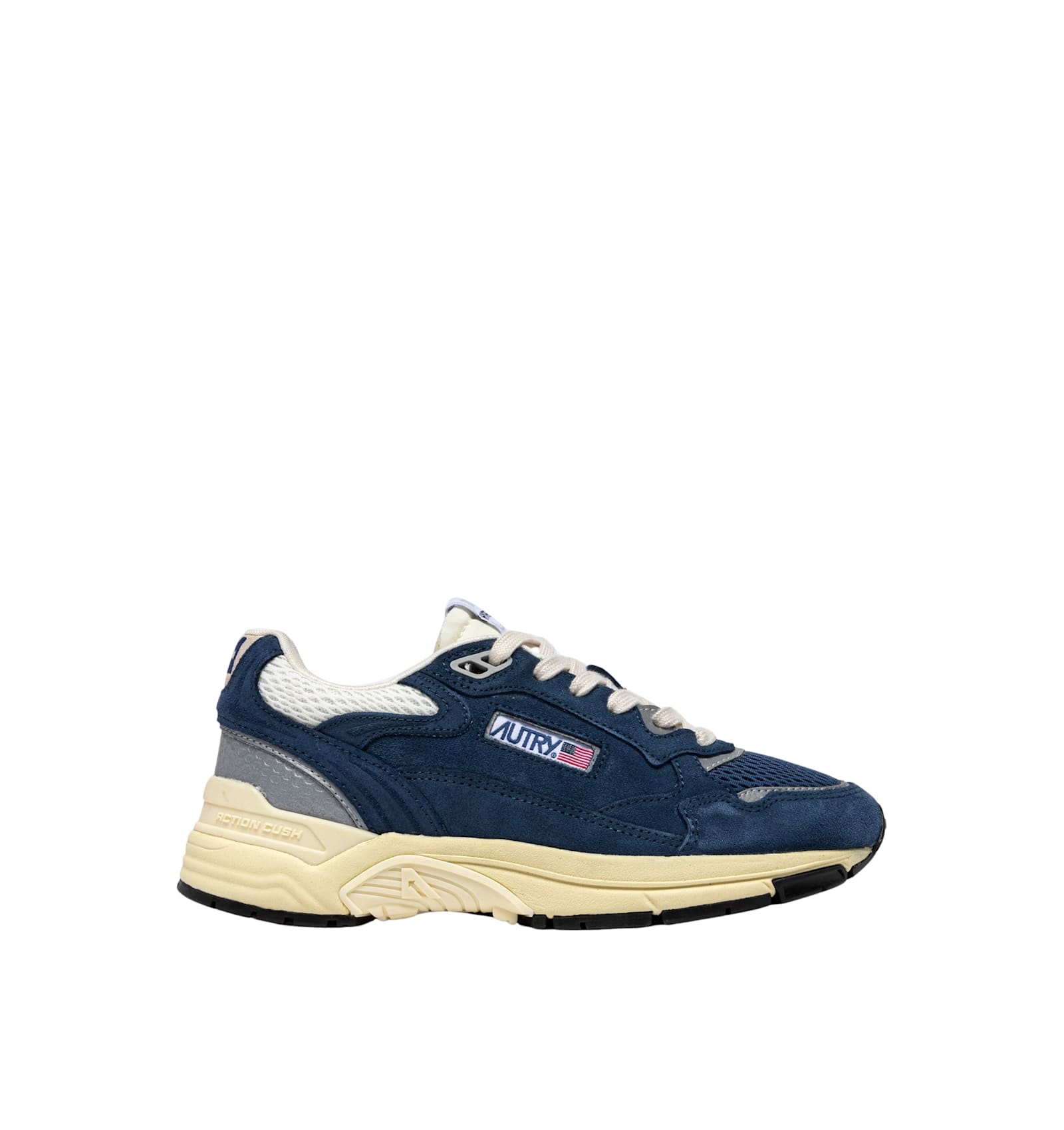 Autry Hyperway Lowsuede Mesh Enblue Silv