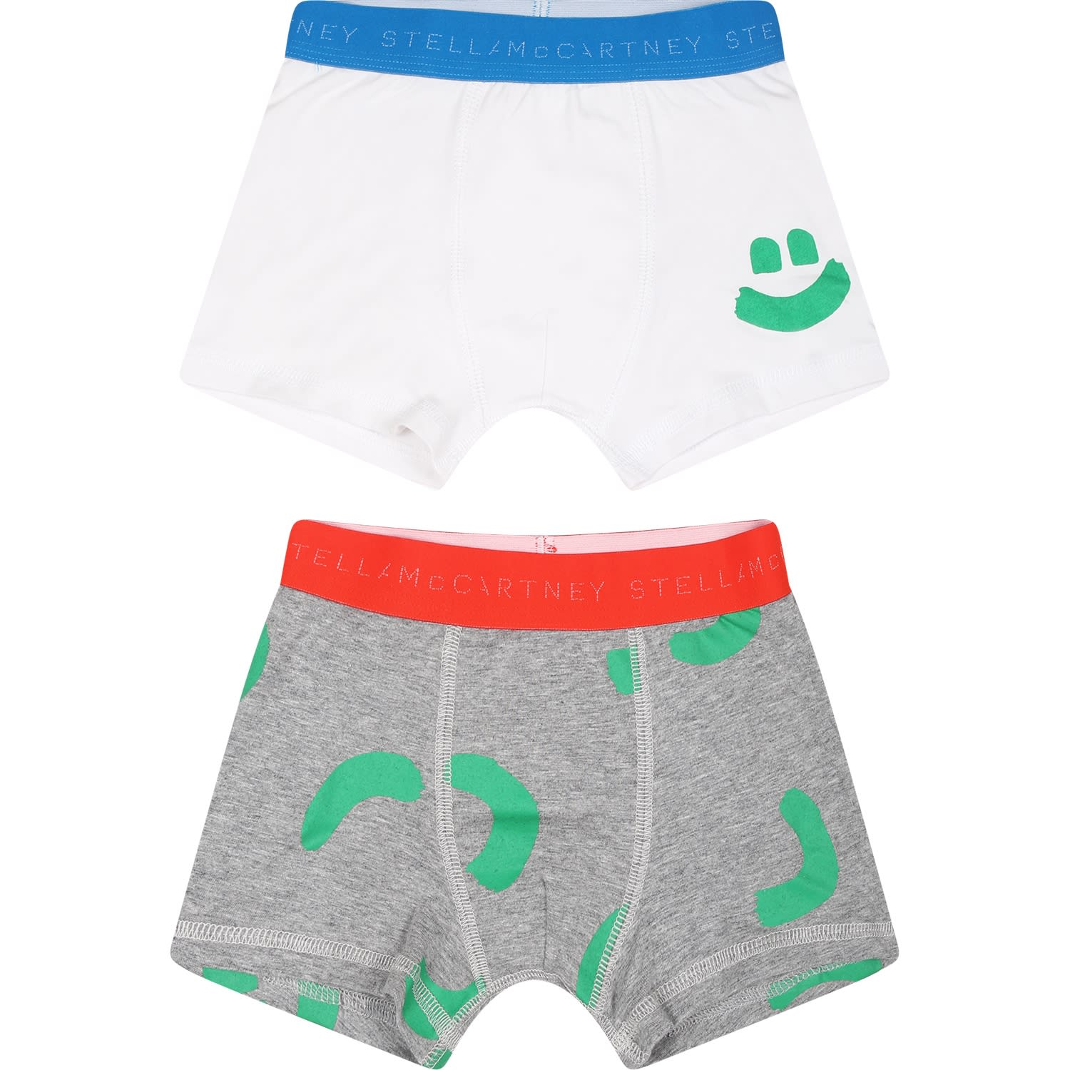 Stella McCartney Kids Multicolor Boxer Set For Boy With Logo