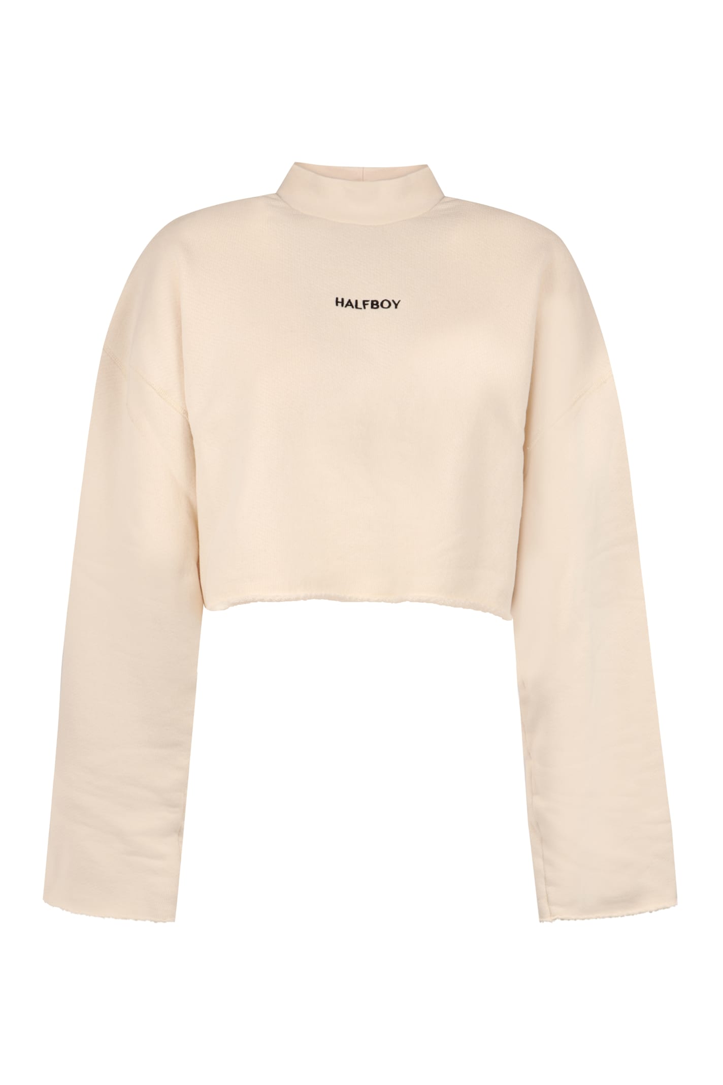 HALFBOY Logo Detail Cotton Sweatshirt