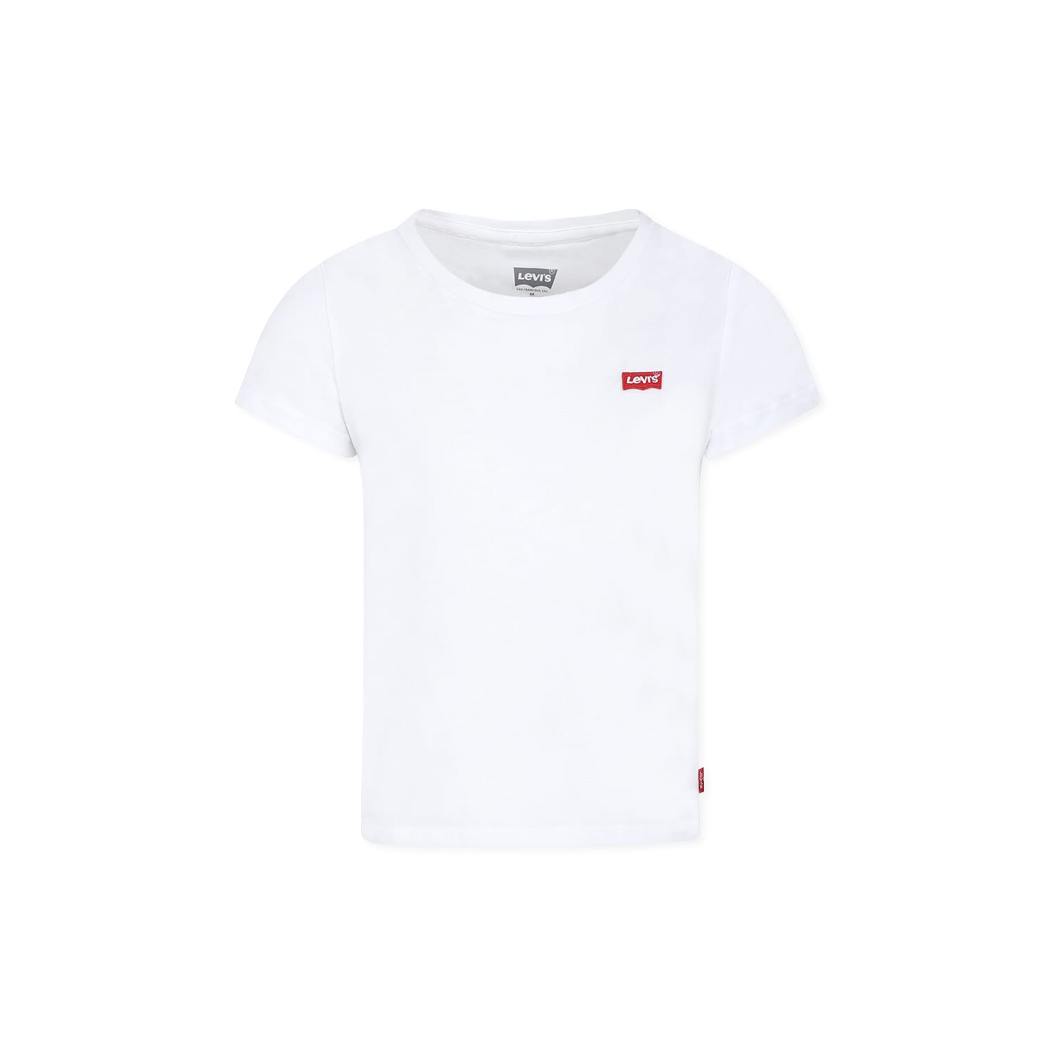 Levi's White T-shirt For Girl With Logo