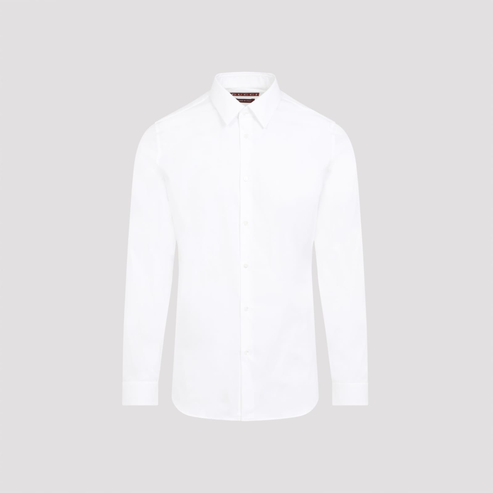 Gucci White Stretch Poplin Shirt