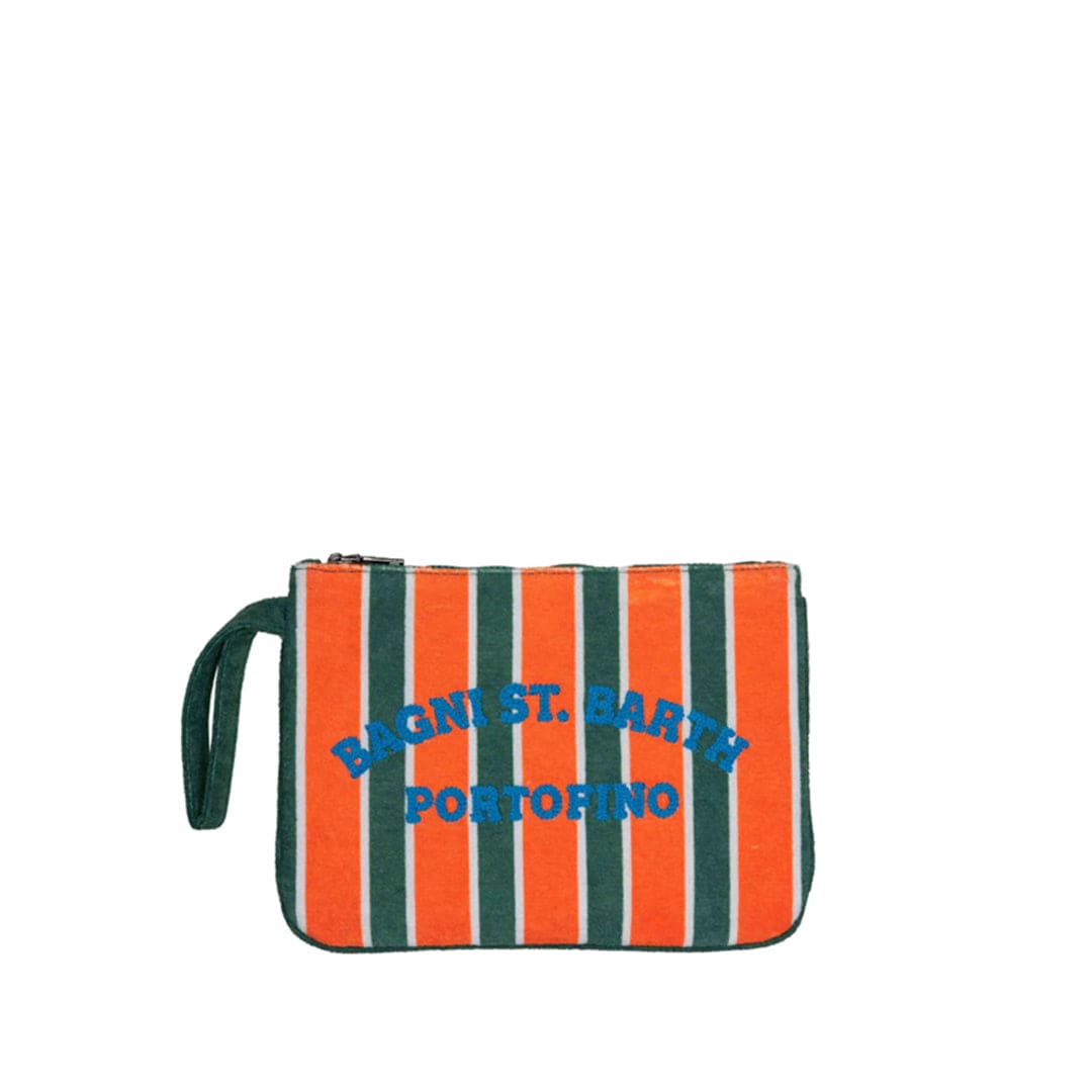 MC2 Saint Barth Parisienne Terry Pochette With Portofino Embroidery