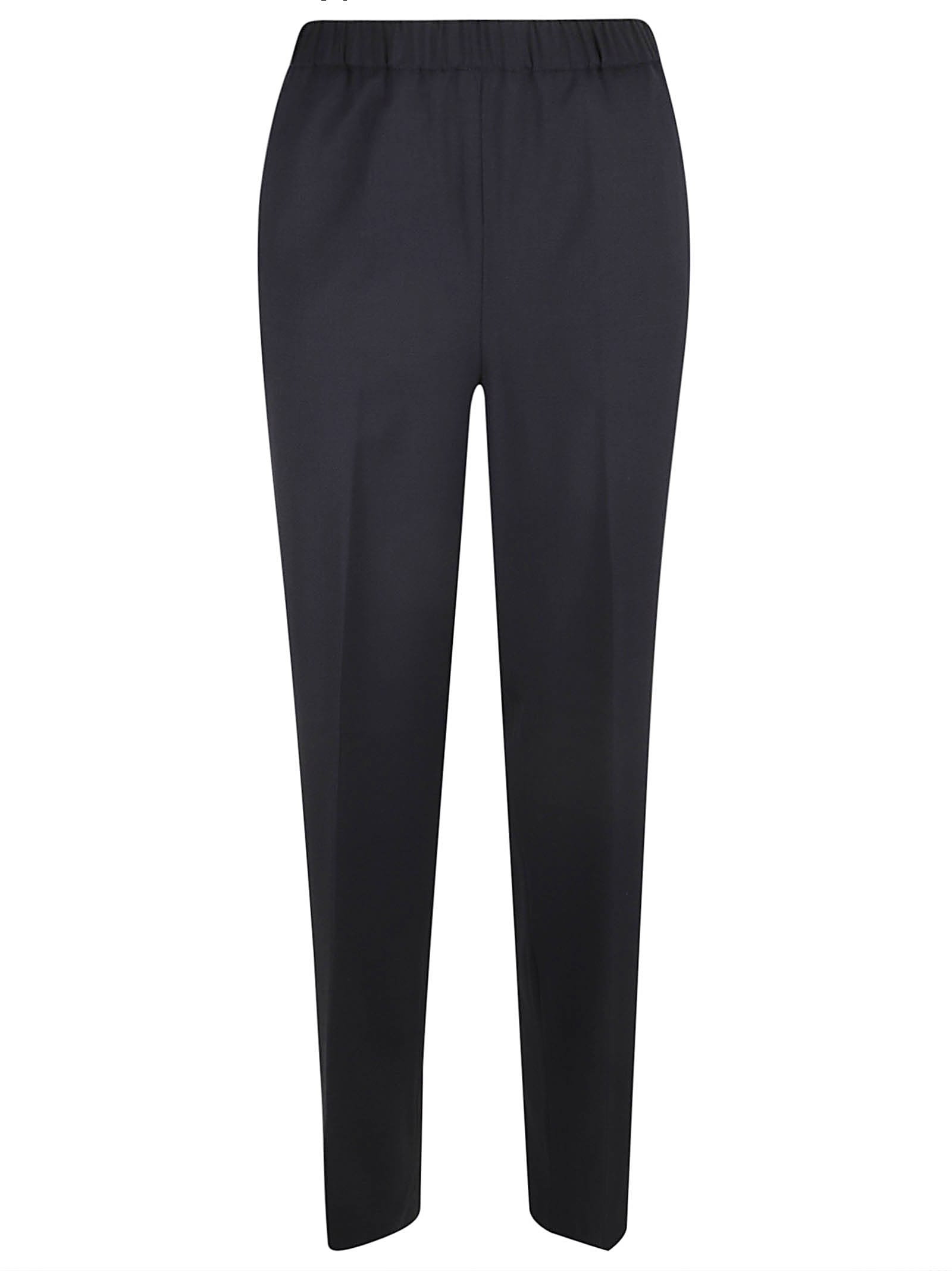 Woolen Straight Leg Trousers Fabiana Filippi