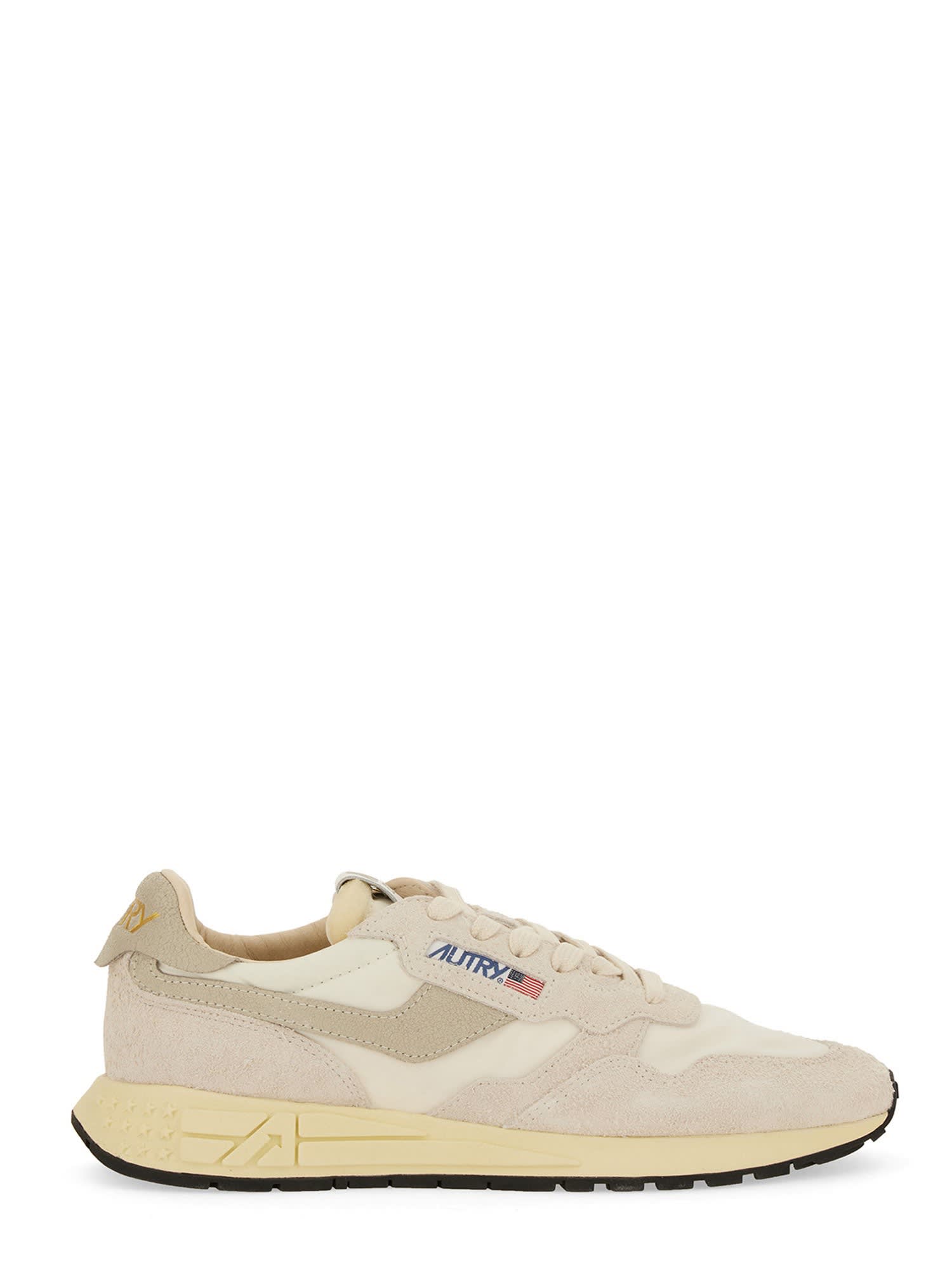 Autry Reelwind - Suede And Technical Textile Trainer