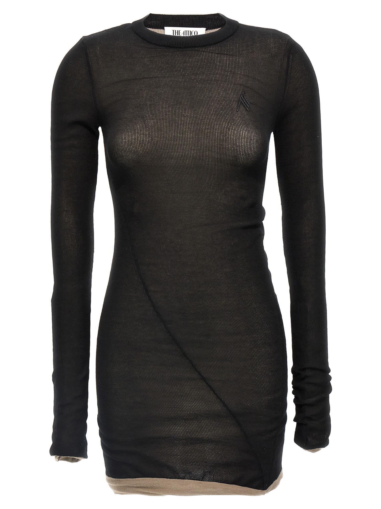 The Attico Two-material Minidress