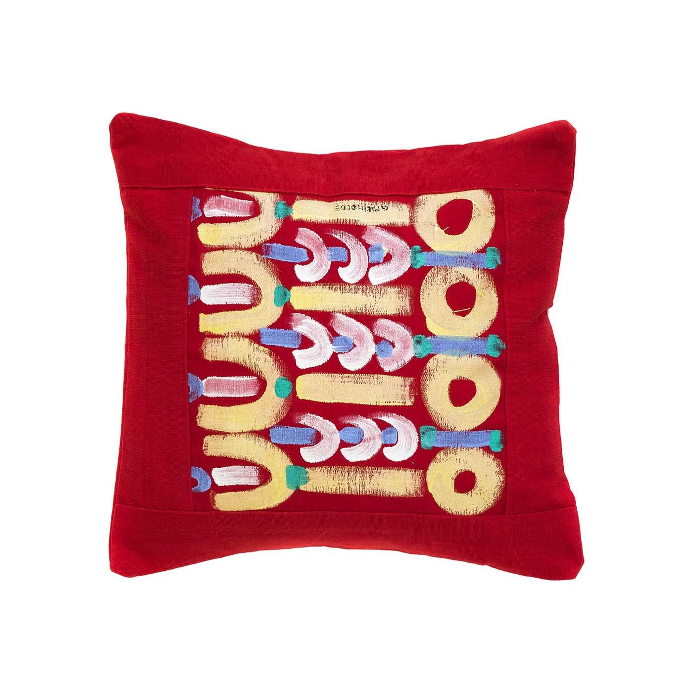 Le Botteghe su Gologone Hand Painted Cushions 100x100 Cm
