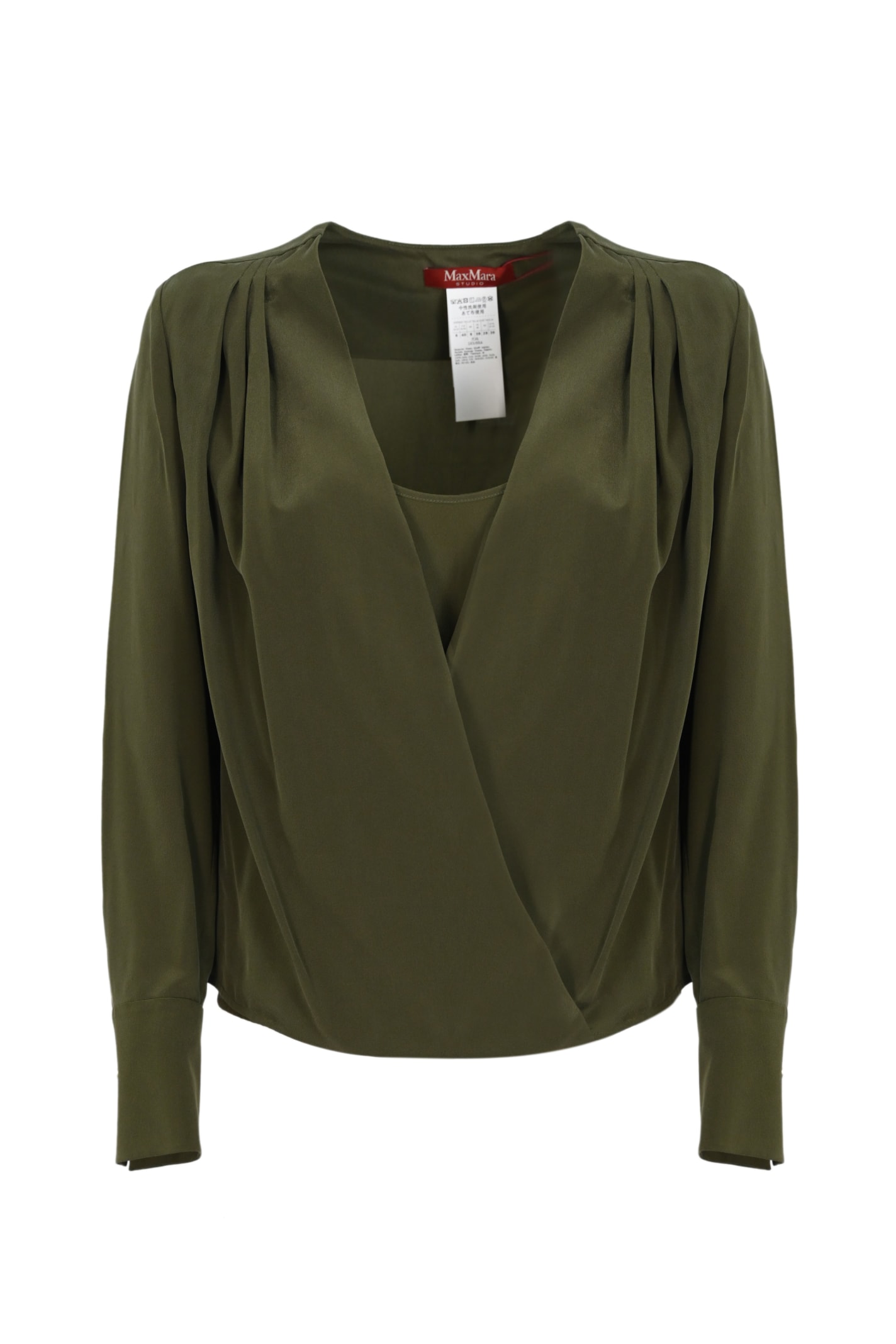 Max Mara Studio barbara Crepe De Chine Blouse