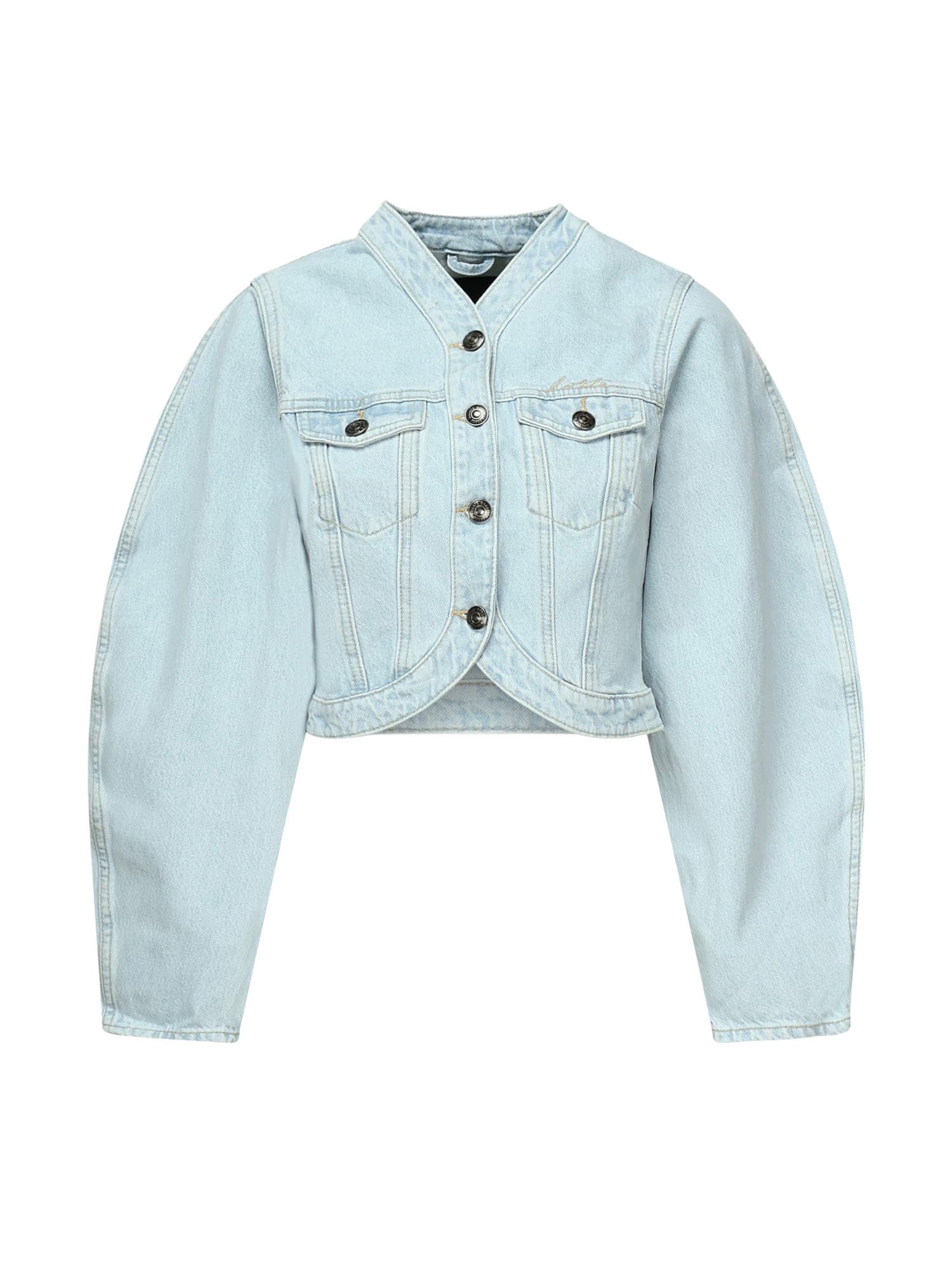 Rotate by Birger Christensen Cropped Round Sleeve Jacket