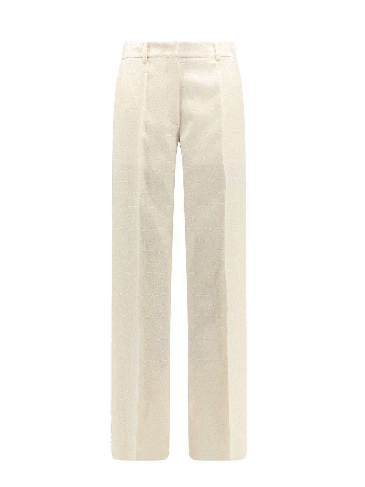 Valentino Garavani Toile Iconographe Jacquard High-waisted Trousers