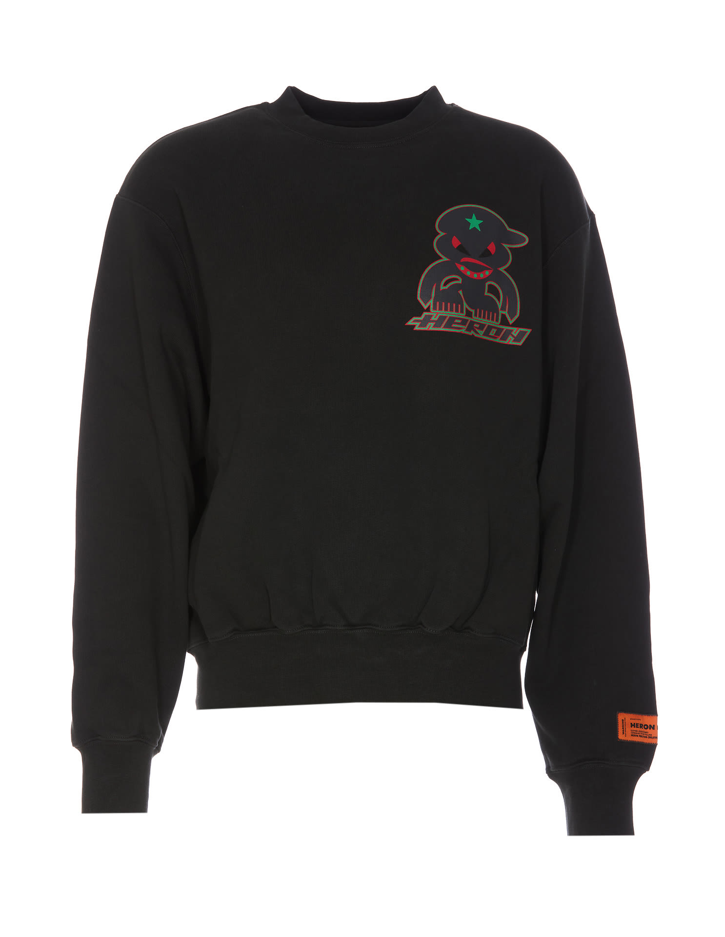 HERON PRESTON Monster Printed Crewneck Sweatshirt