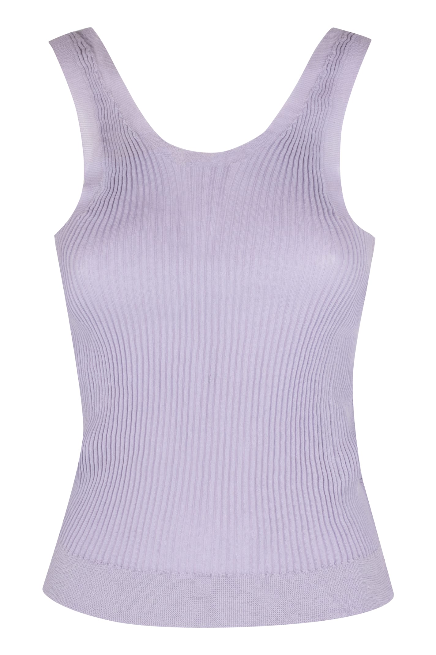Cecilie Bahnsen Ribbed Knit Top