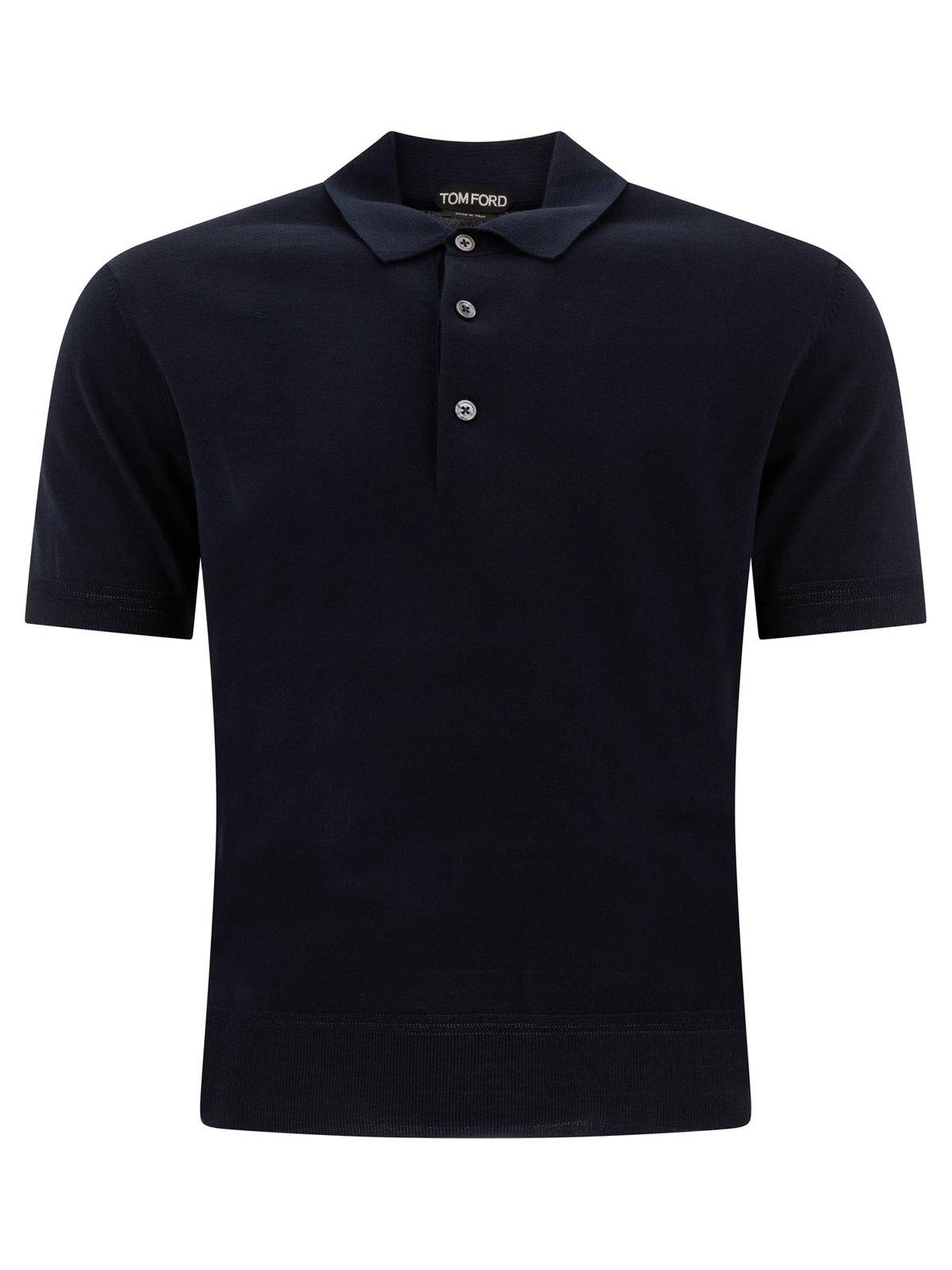 Tom Ford Fint Knit Polo Shirt