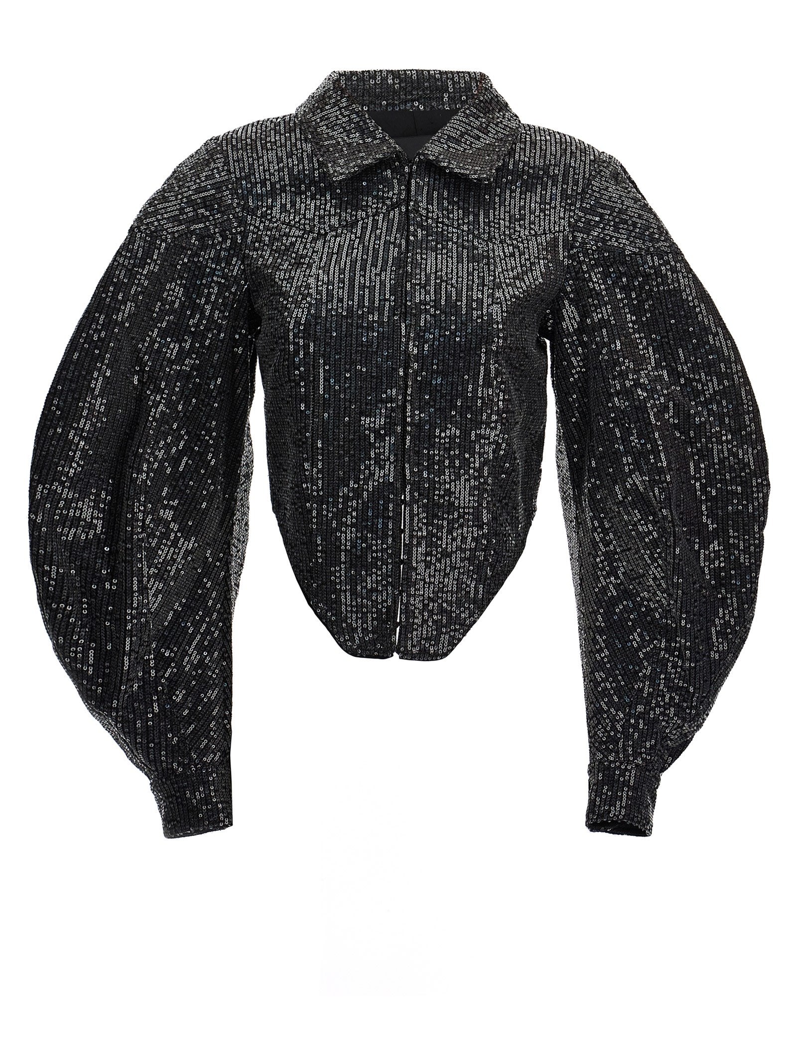 Rotate by Birger Christensen Sequin Cropped Jacket